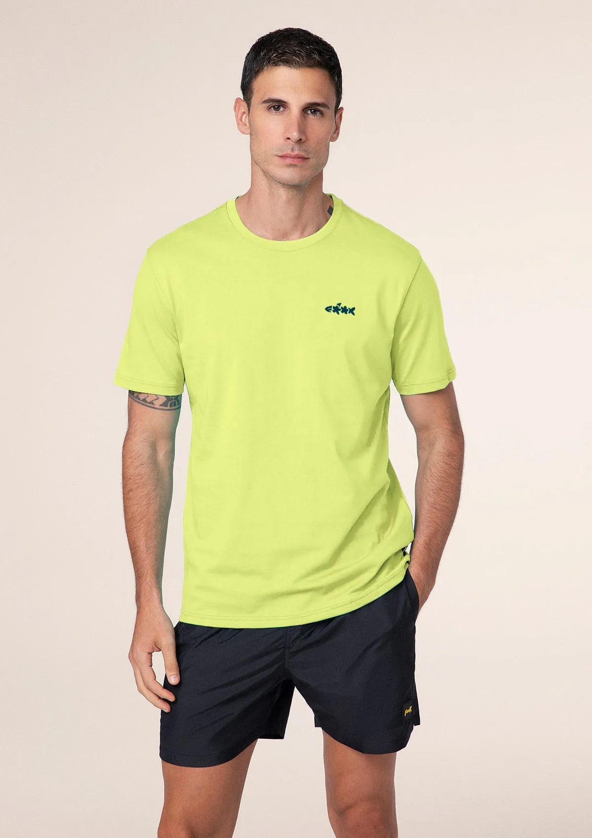 Men's T-shirt F**K Fluo yellow m01s70-fy sold by F**K Official