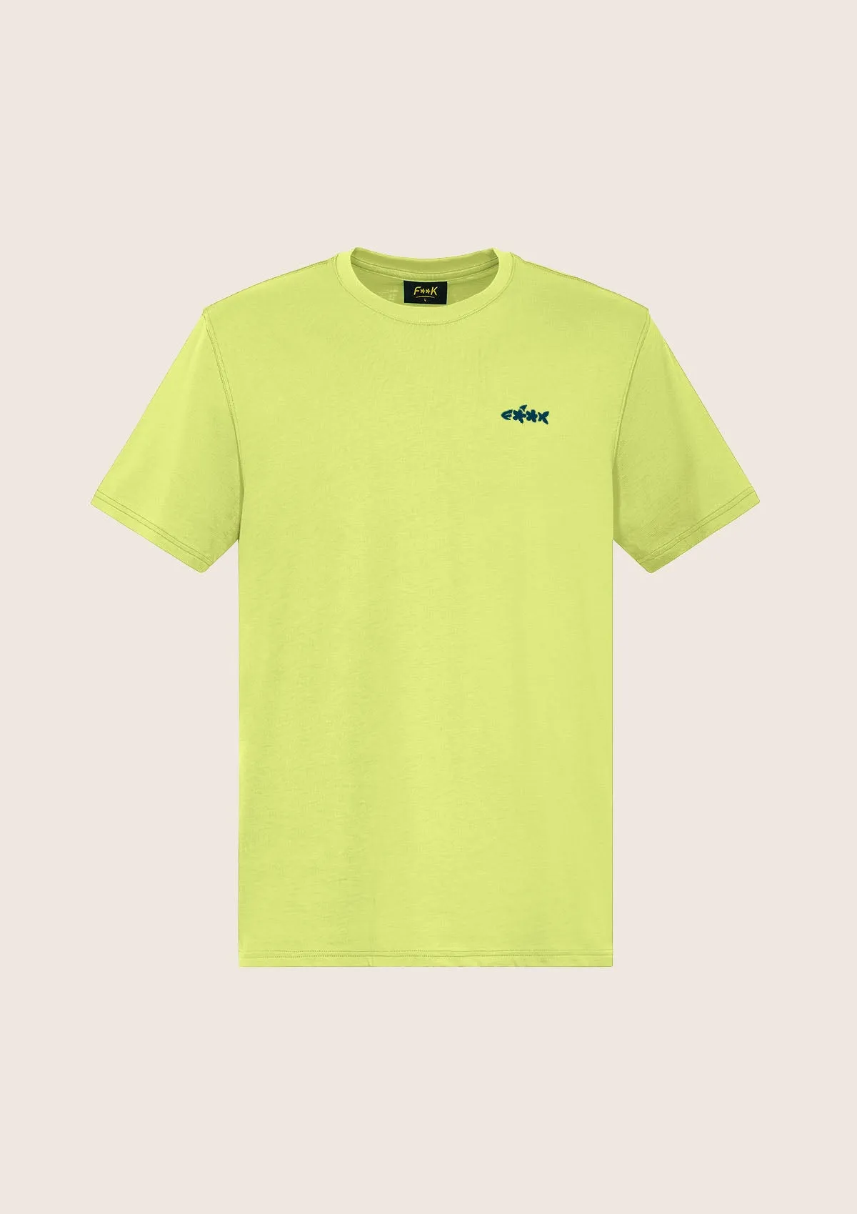 Men's T-shirt F**K Fluo yellow m01s70-fy sold by F**K Official product image thumbnail 3