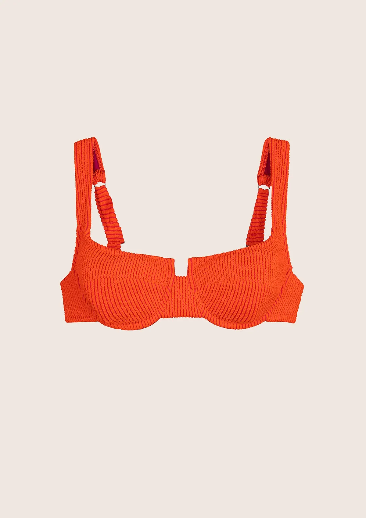 Bra With Ferretto Donna F**K Fluo Coral 1207-FC sold by F**K Official product image thumbnail 3
