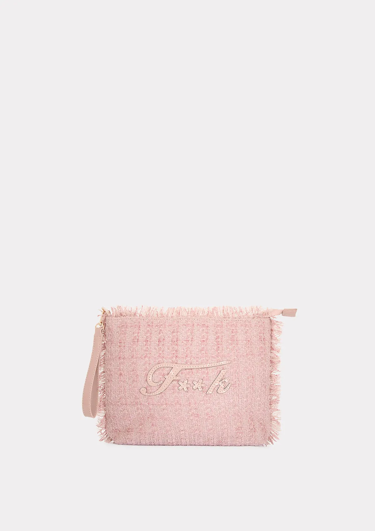 Maxi clutch bags woman F**K Light Pink Ww0085-LP sold by F**K Official