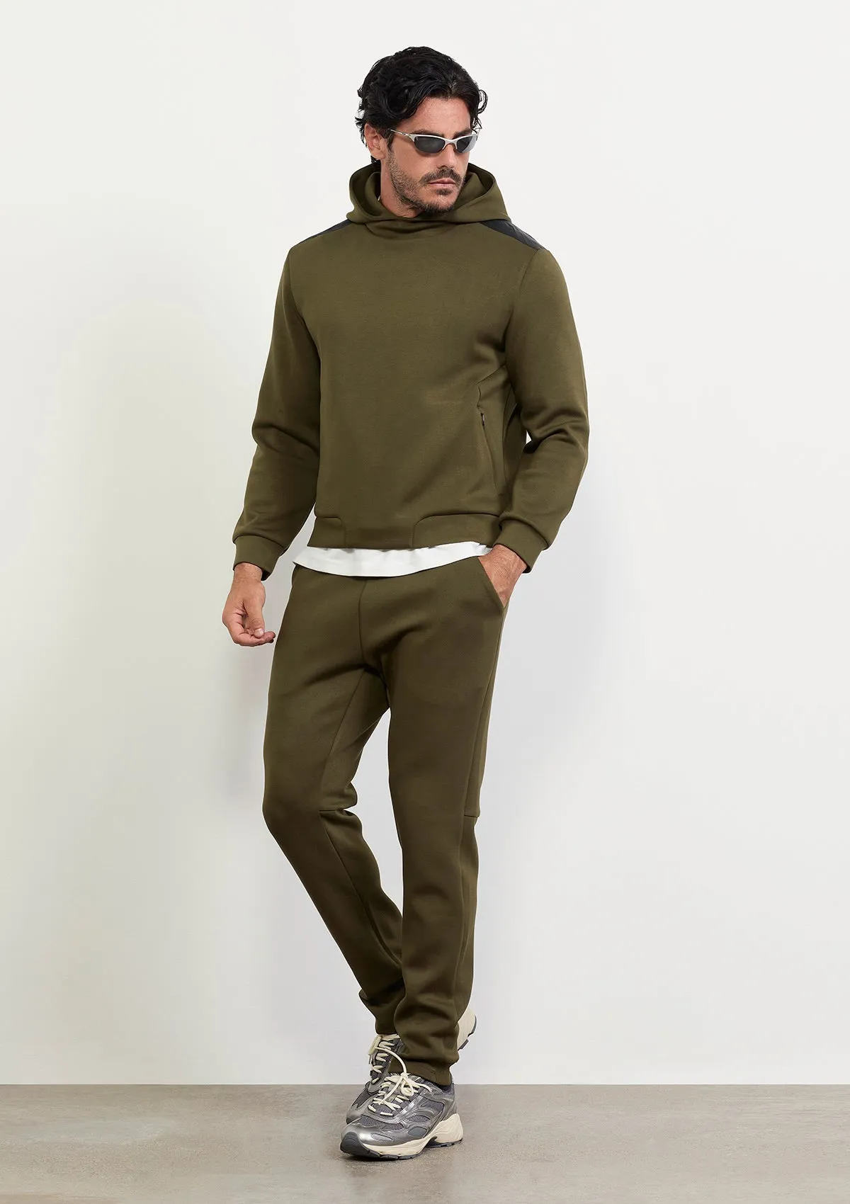 Men's hooded sweatshirt F**K Military green M3101-Mg sold by F**K Official product image thumbnail 4