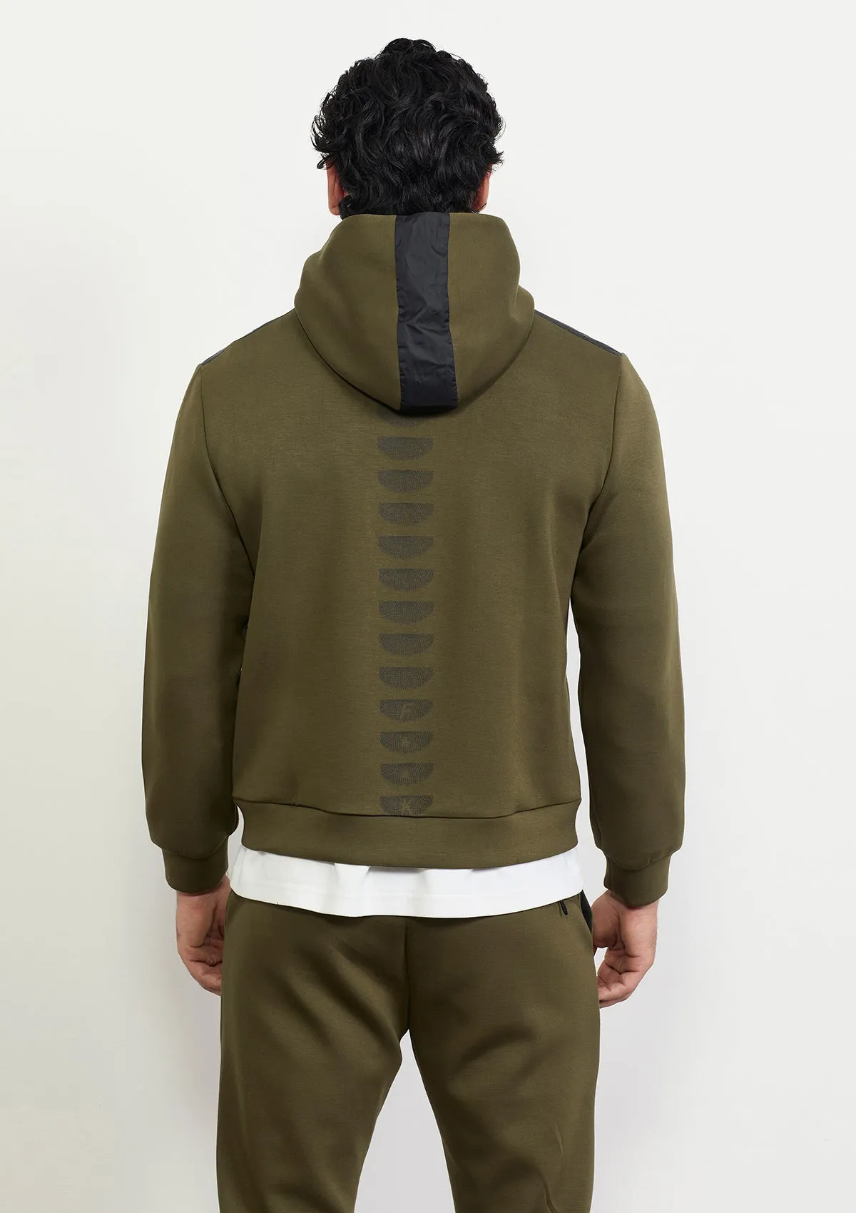 Men's hooded sweatshirt F**K Military green M3101-Mg sold by F**K Official product image thumbnail 2