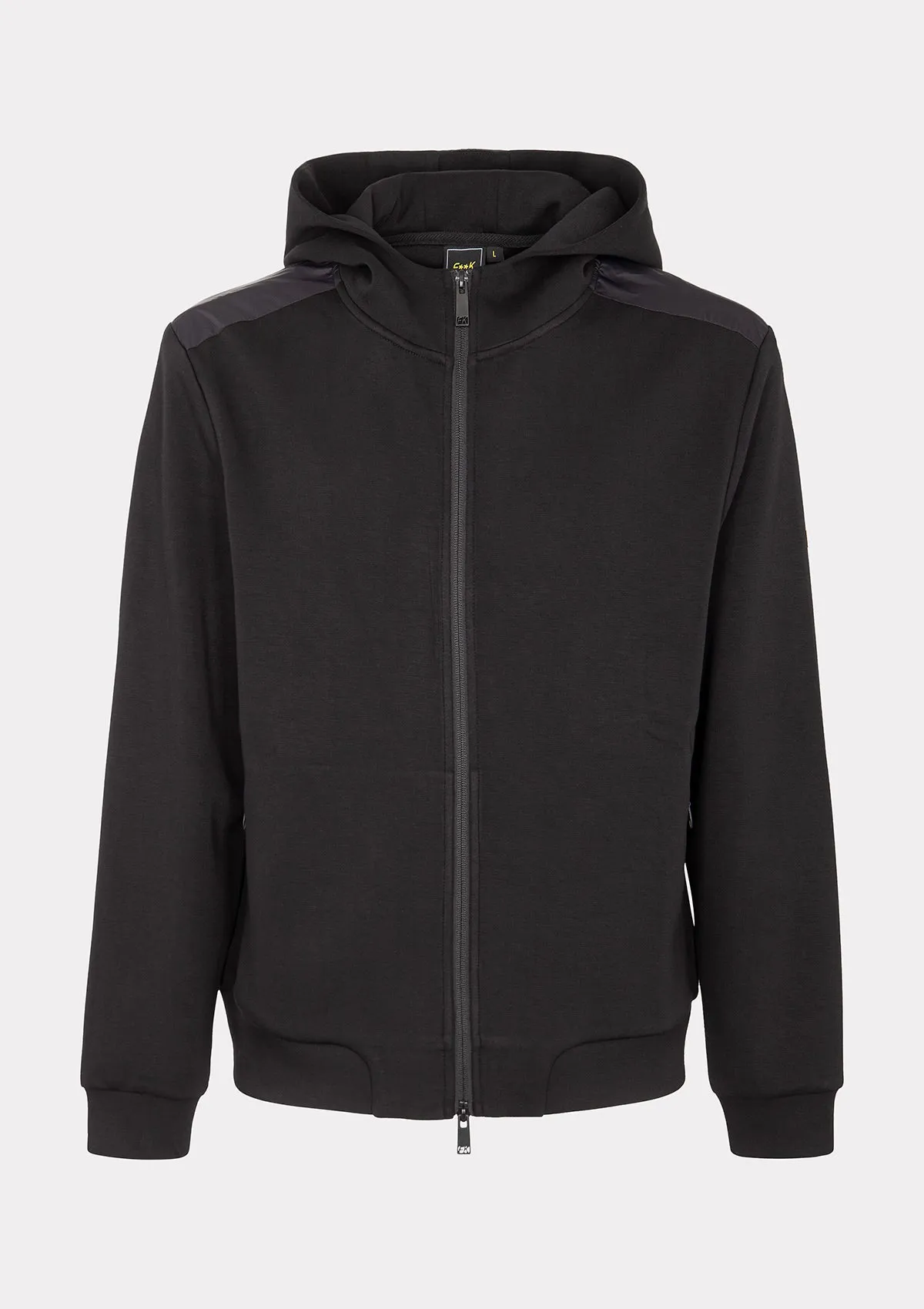 Men's full zip hooded sweatshirt F**K Black M3100-BK sold by F**K Official product image thumbnail 5
