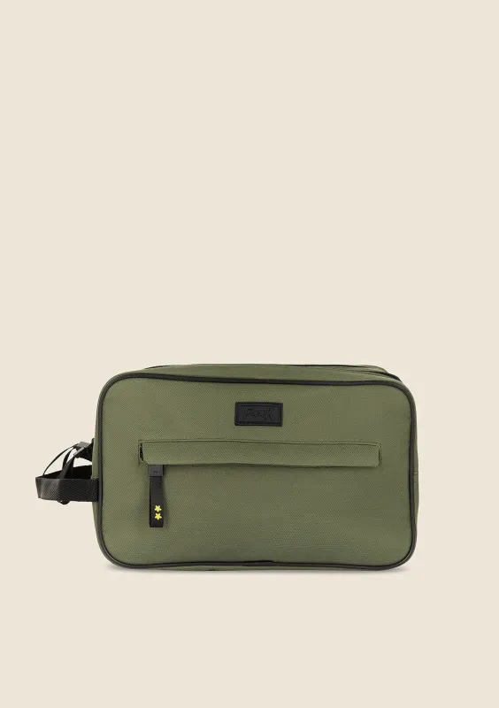 Beauty Bag Canvas Unisex F**K Military green U01AU93-MG sold by F**K Official