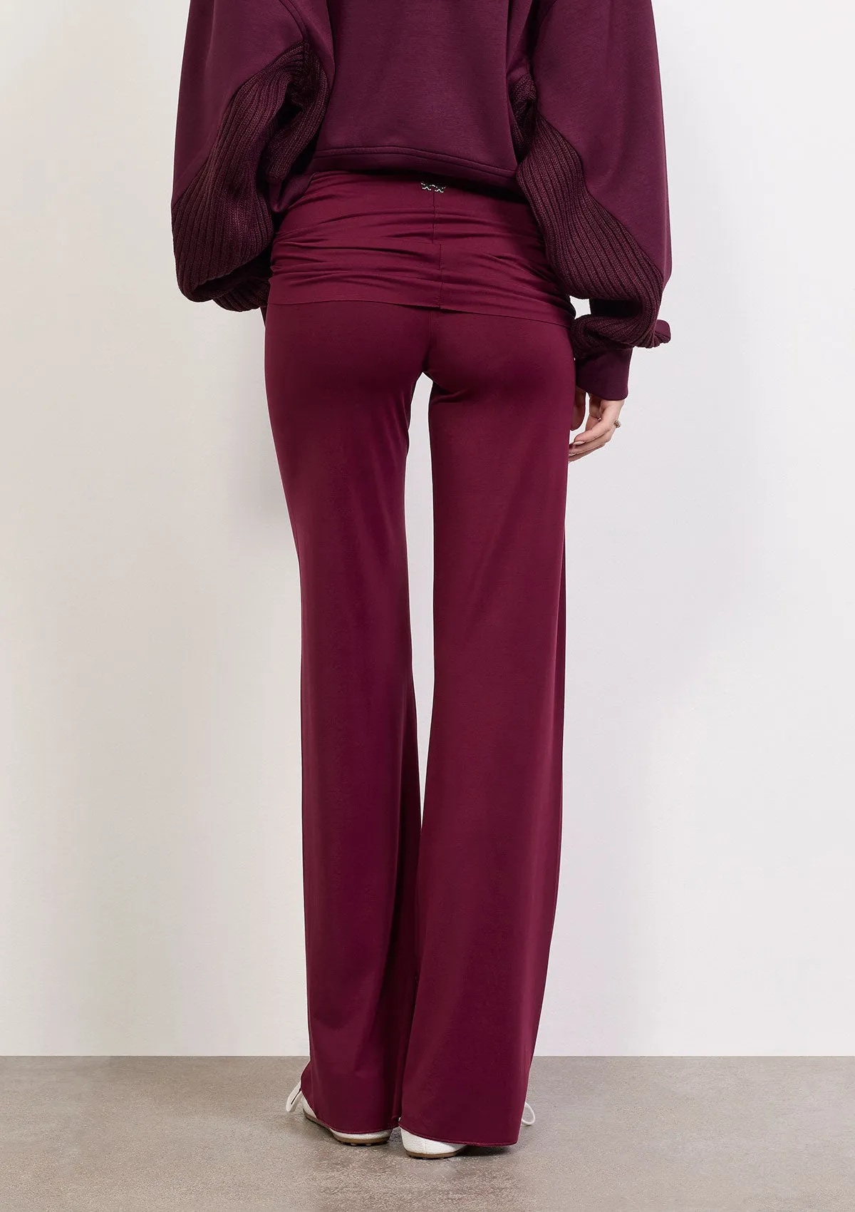 Woman trousers F**K Bordeaux W0612-BD sold by F**K Official product image thumbnail 4