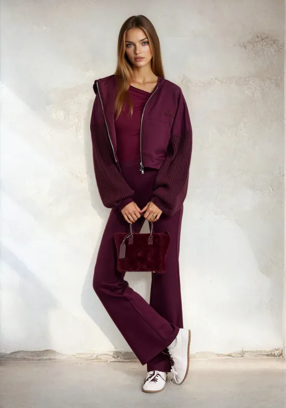 Woman paw trousers F**K Bordeaux W0310-BD sold by F**K Official