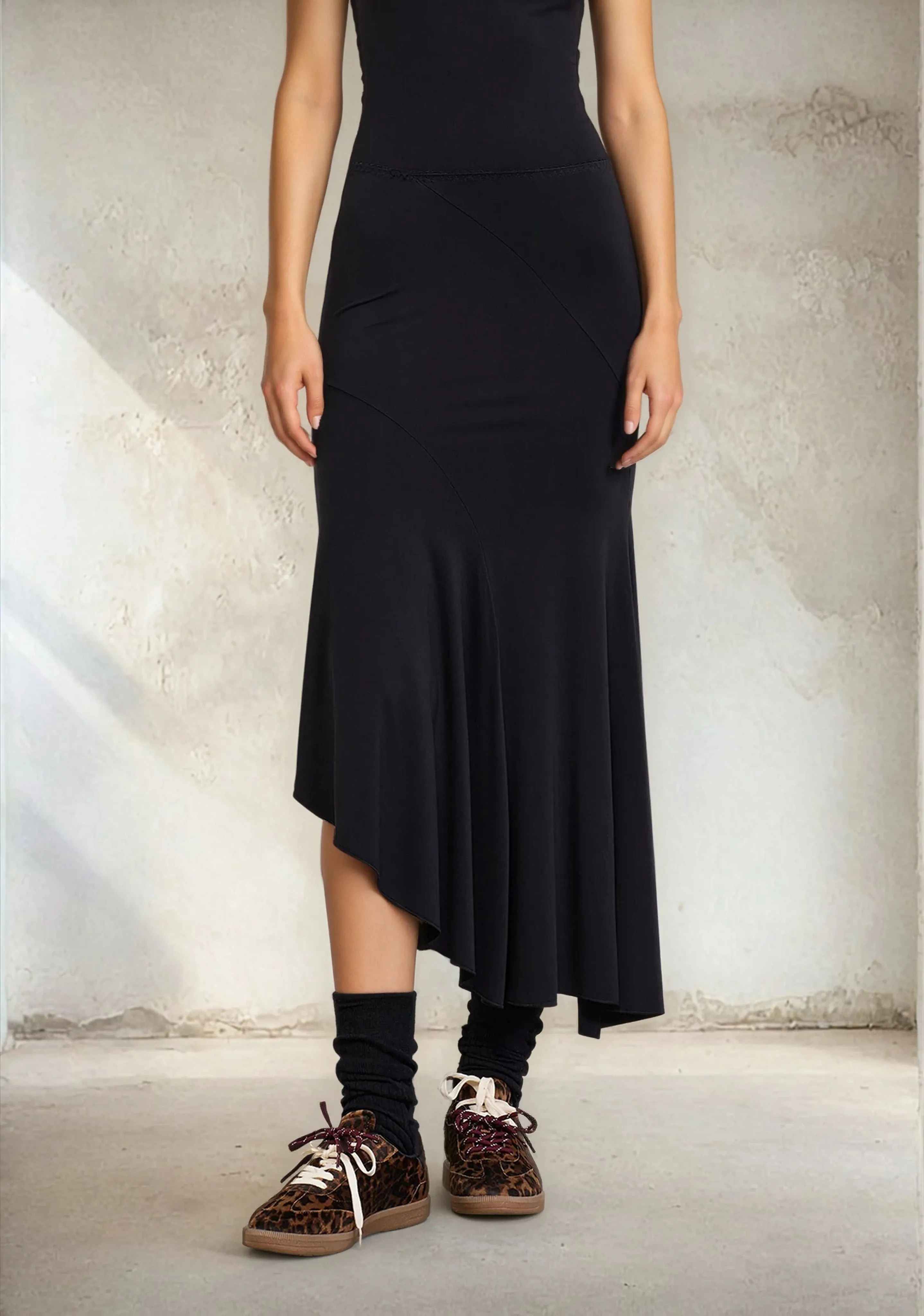 Midi Woman Skirt F**K Black W0610-BK sold by F**K Official product image thumbnail 2