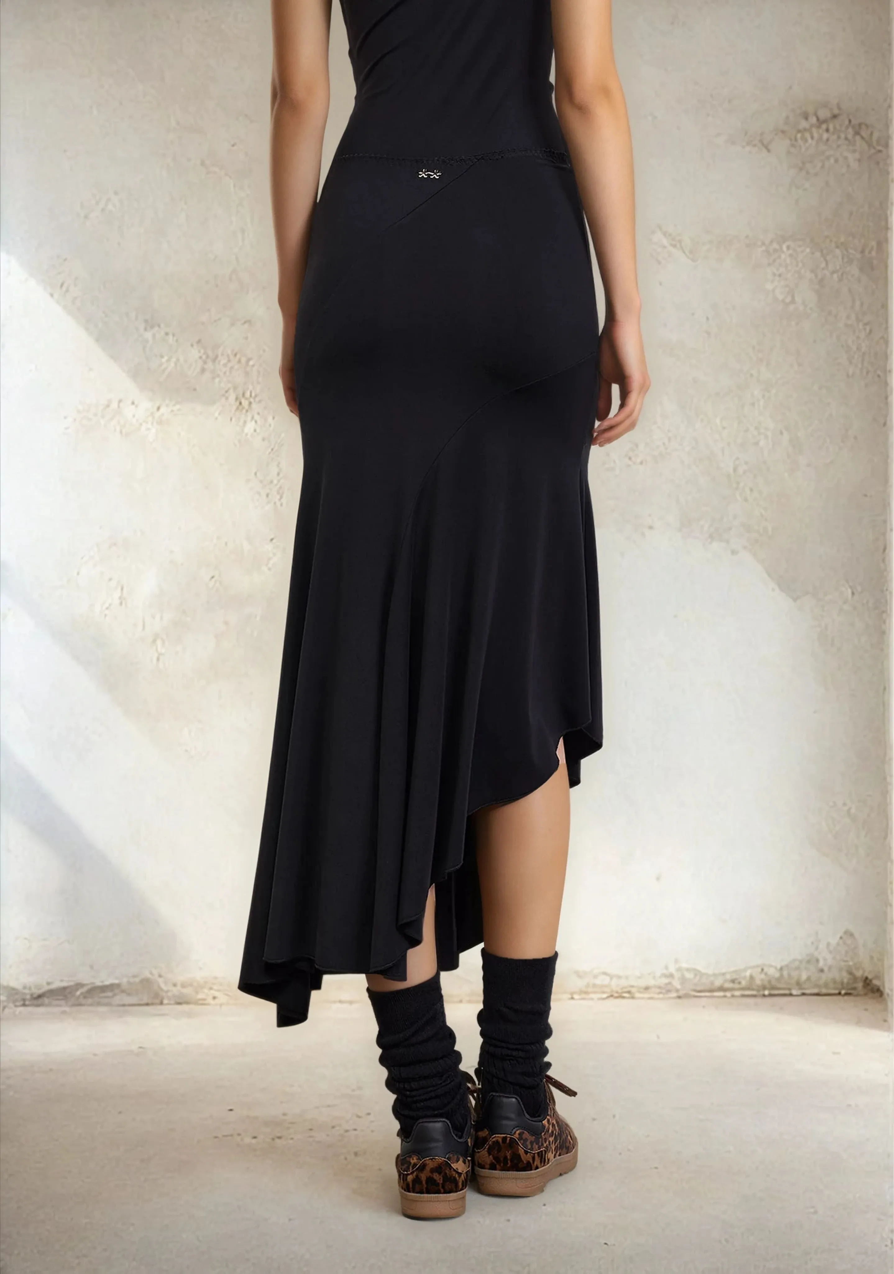Midi Woman Skirt F**K Black W0610-BK sold by F**K Official product image thumbnail 3
