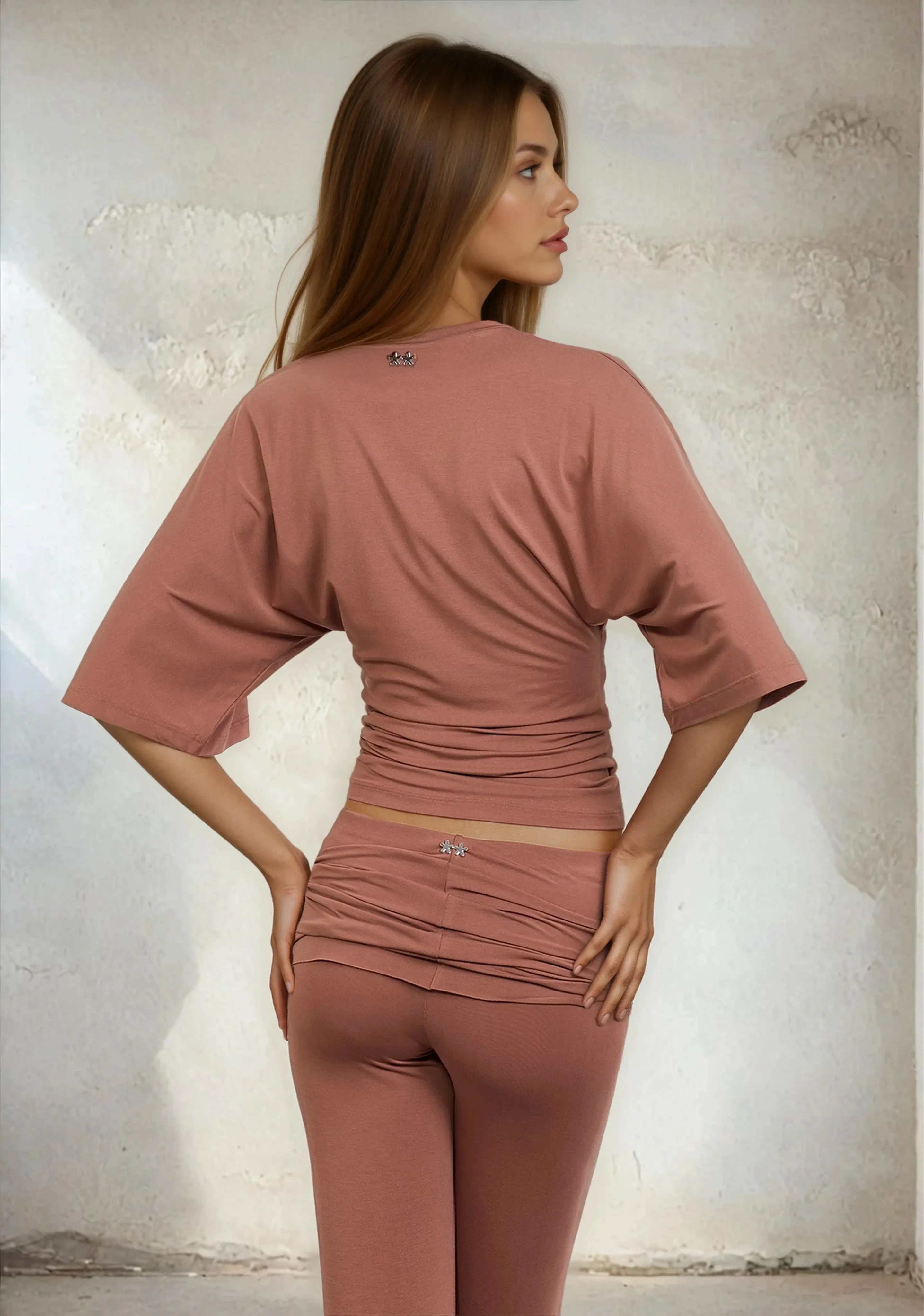 Women's T-shirt F**K Light Brown W0601-LB sold by F**K Official product image thumbnail 2