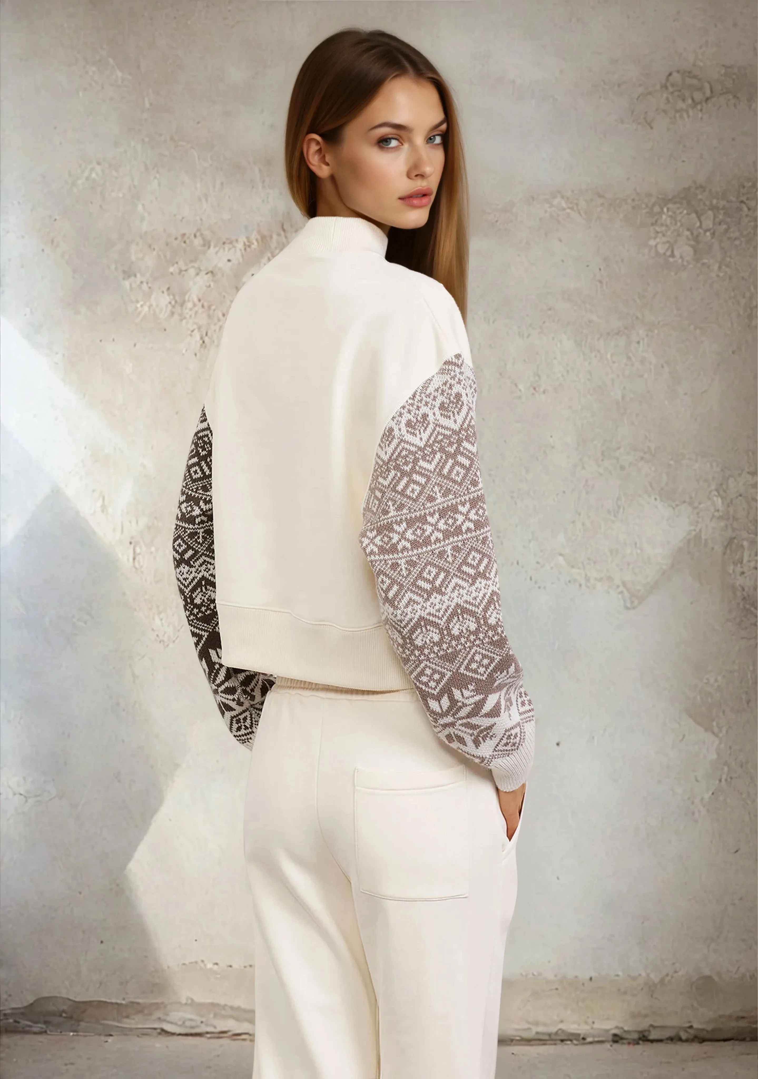 Women's crop sweatshirt F**K Butter W0202-BT sold by F**K Official product image thumbnail 2