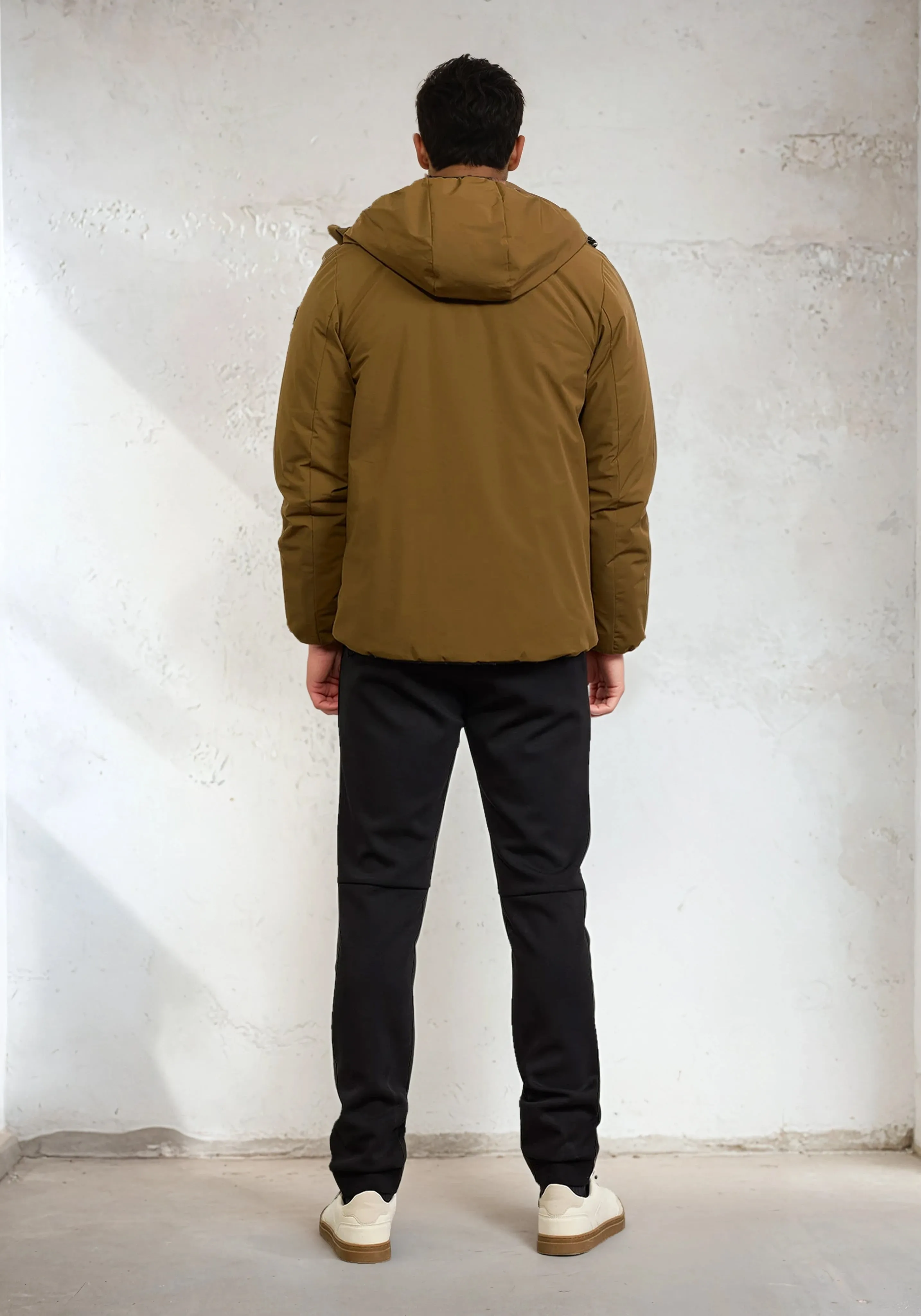 Padded jacket with men's hood F**K Smoke M3201-SM sold by F**K Official product image thumbnail 3