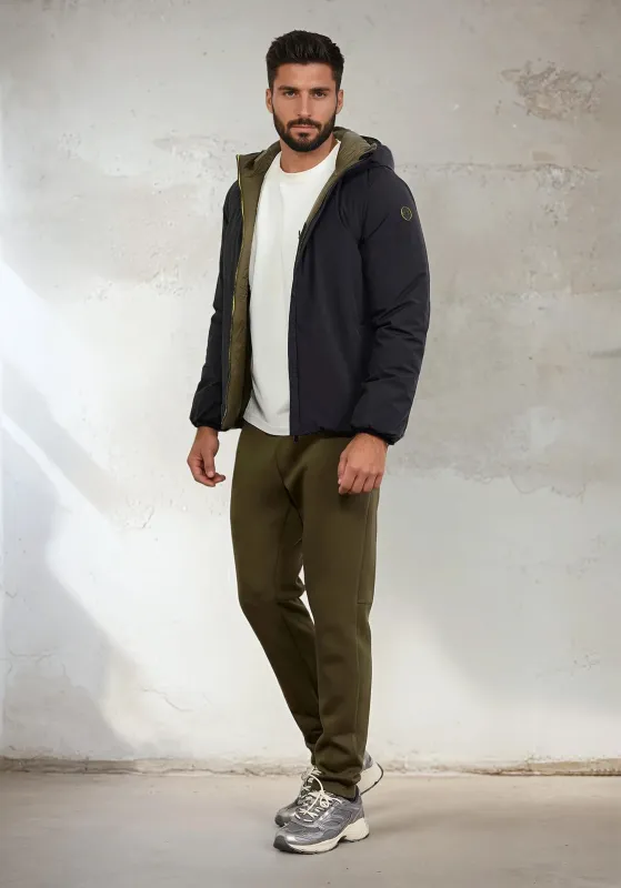 Padded jacket with men's hood F**K Black M3201-BK sold by F**K Official