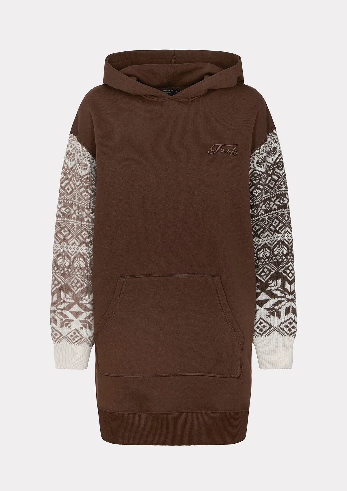 Woman short dress F**K Brown W0207-BN sold by F**K Official product image thumbnail 4