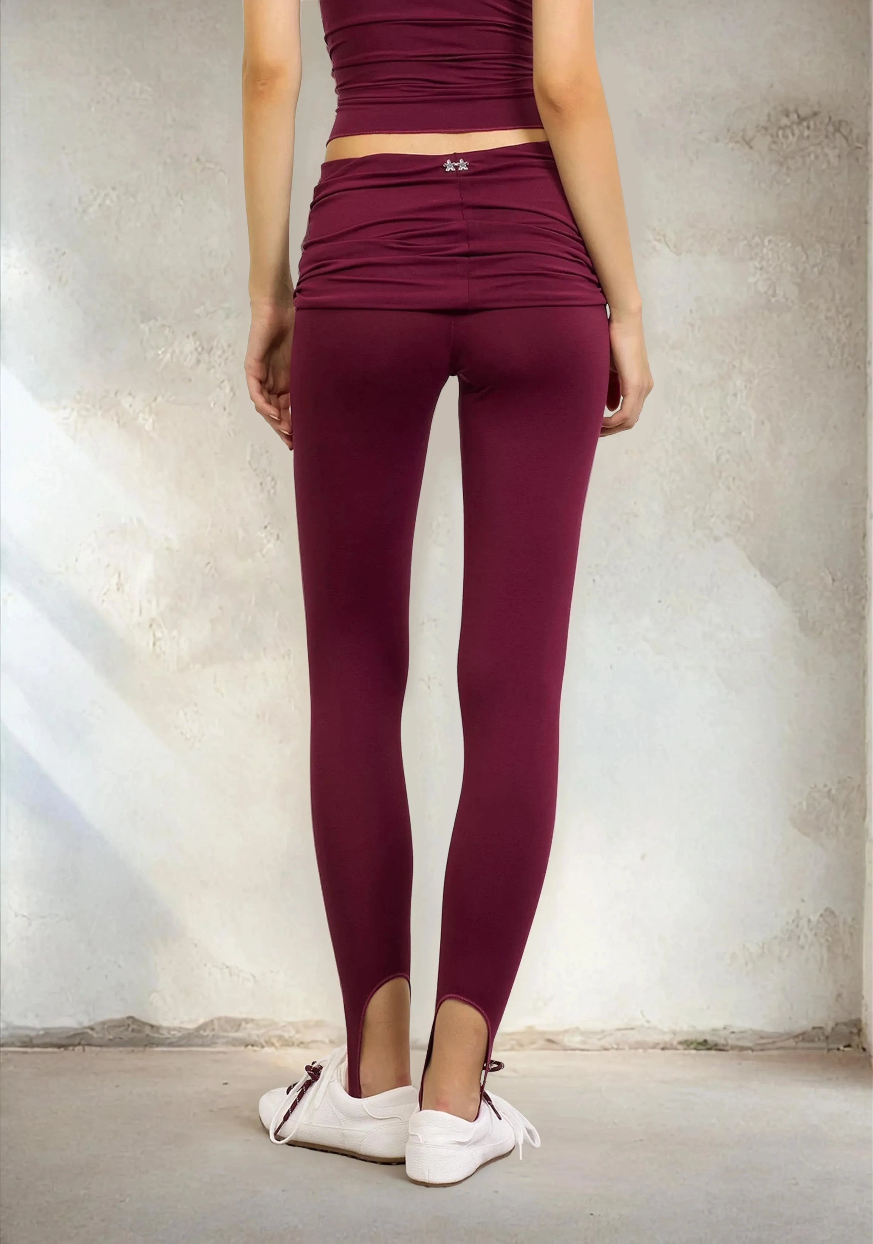 Leggings ghetta woman F**K Bordeaux W0611-BD sold by F**K Official product image thumbnail 3