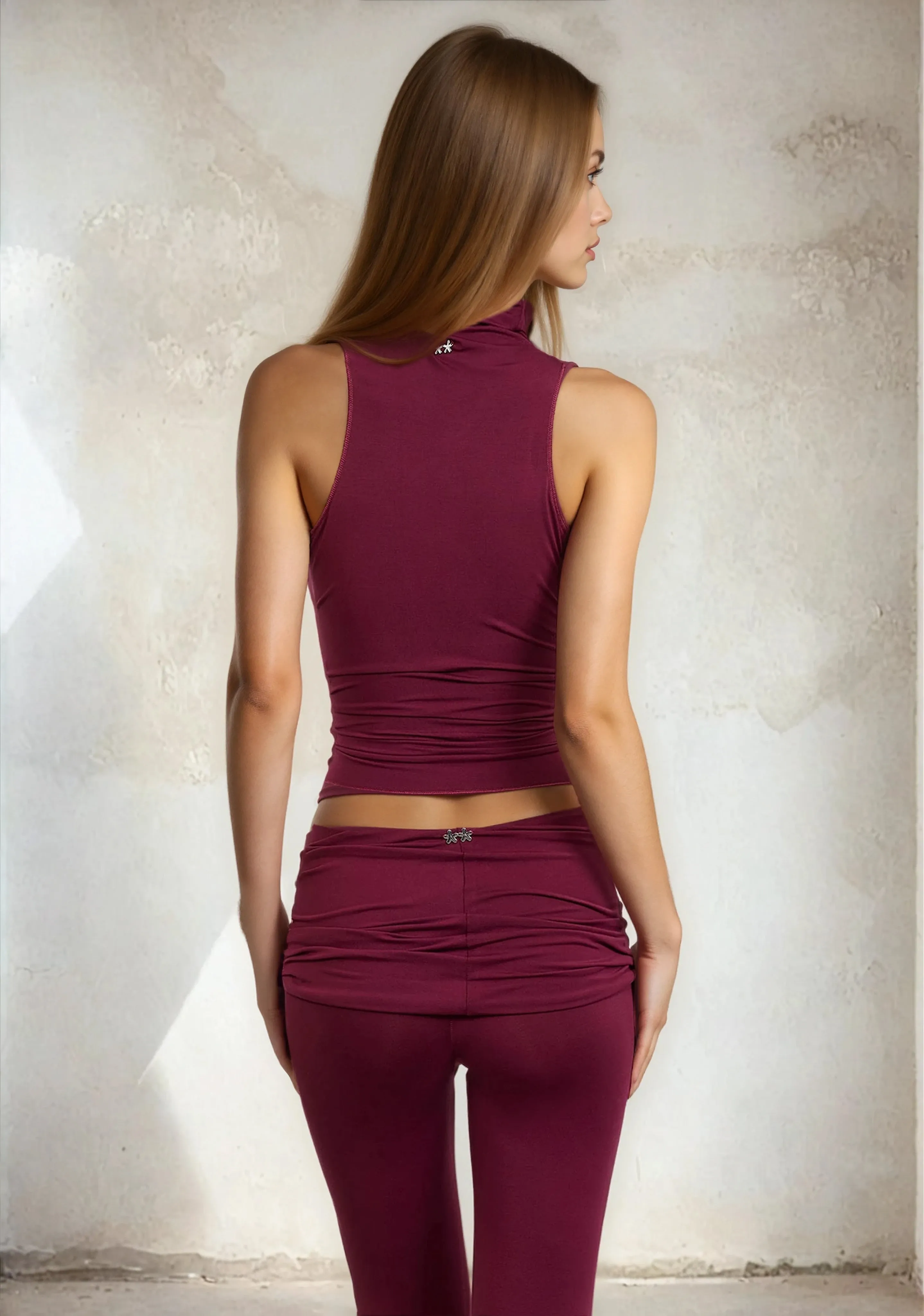 Women's Light Tank top F**K Bordeaux W0600-BD sold by F**K Official product image thumbnail 3