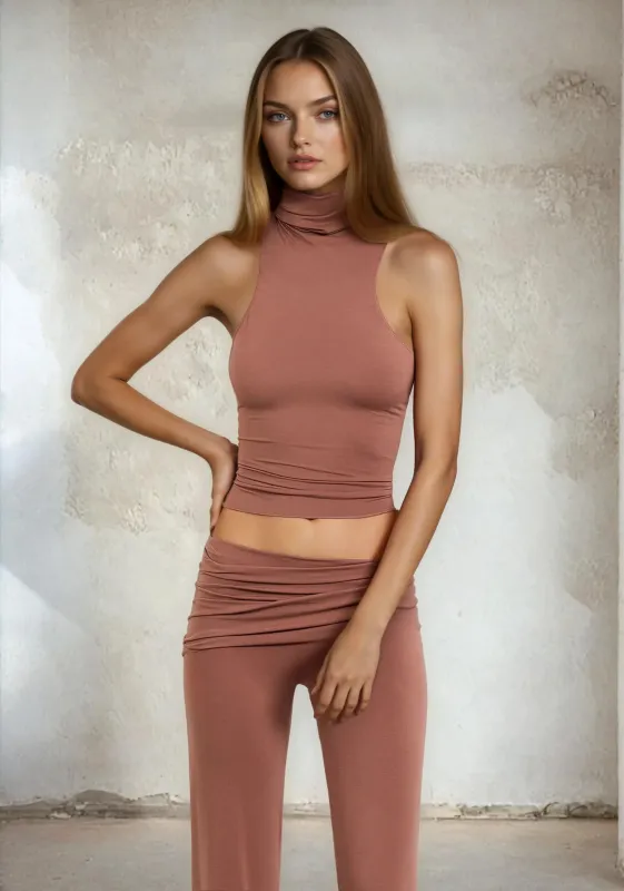 Women's Light Tank top F**K Light Brown W0600-LB sold by F**K Official