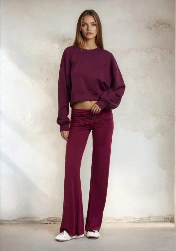 Woman trousers F**K Bordeaux W0612-BD sold by F**K Official