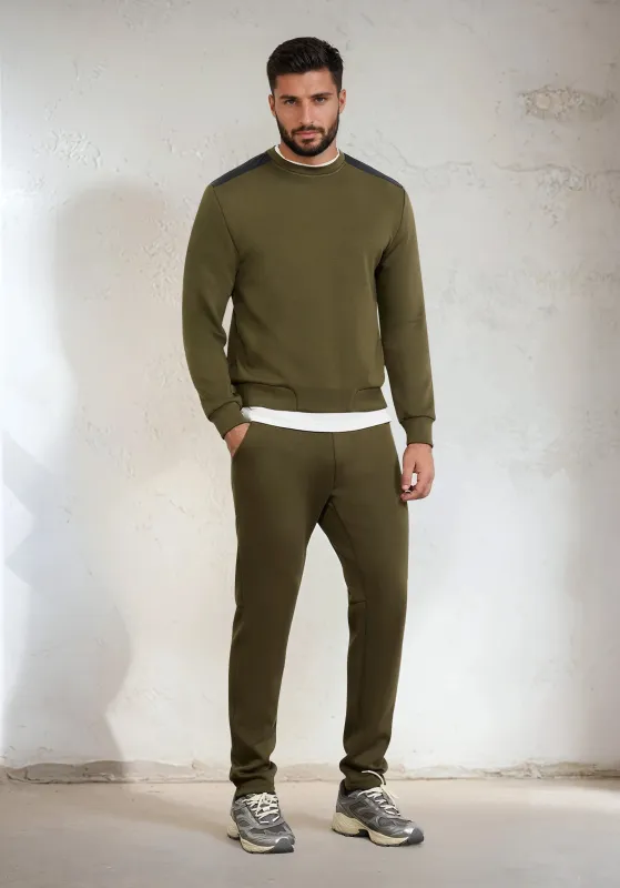 Men's paricollo sweatshirt F**K Military green M3102-Mg made by F**K Official