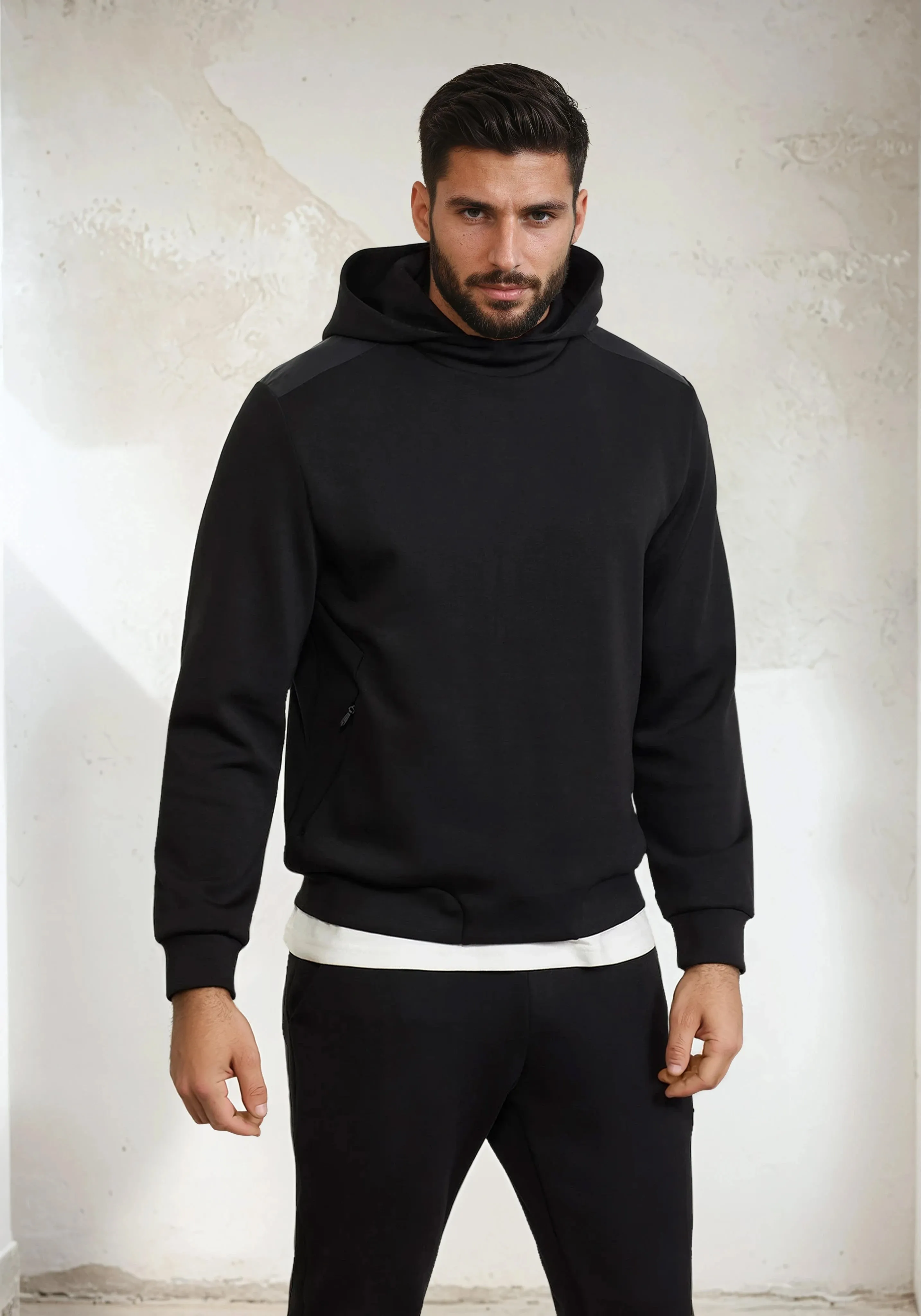 Men's hooded sweatshirt F**K Black M3101-BK sold by F**K Official product image thumbnail 2