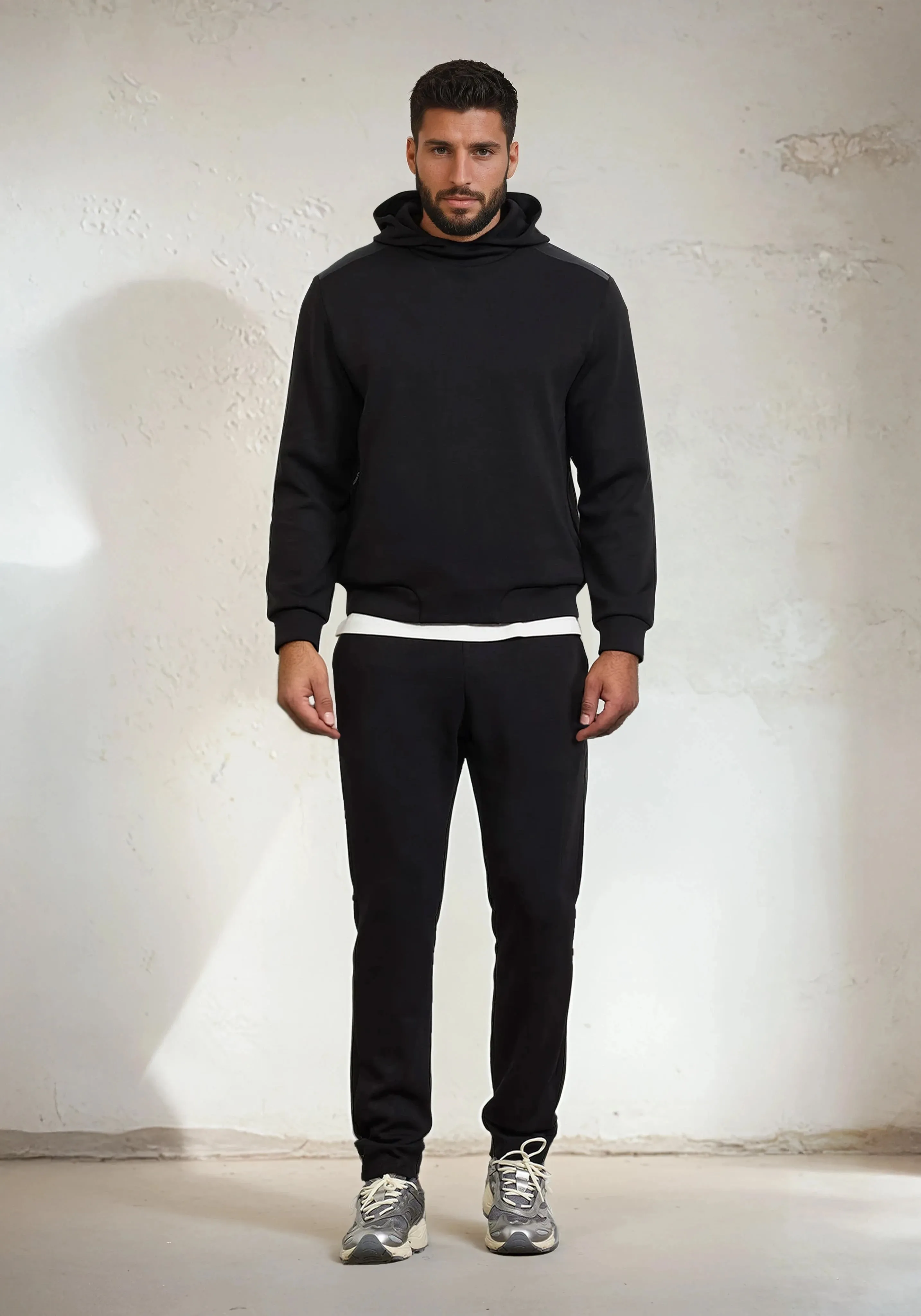 Men's hooded sweatshirt F**K Black M3101-BK sold by F**K Official