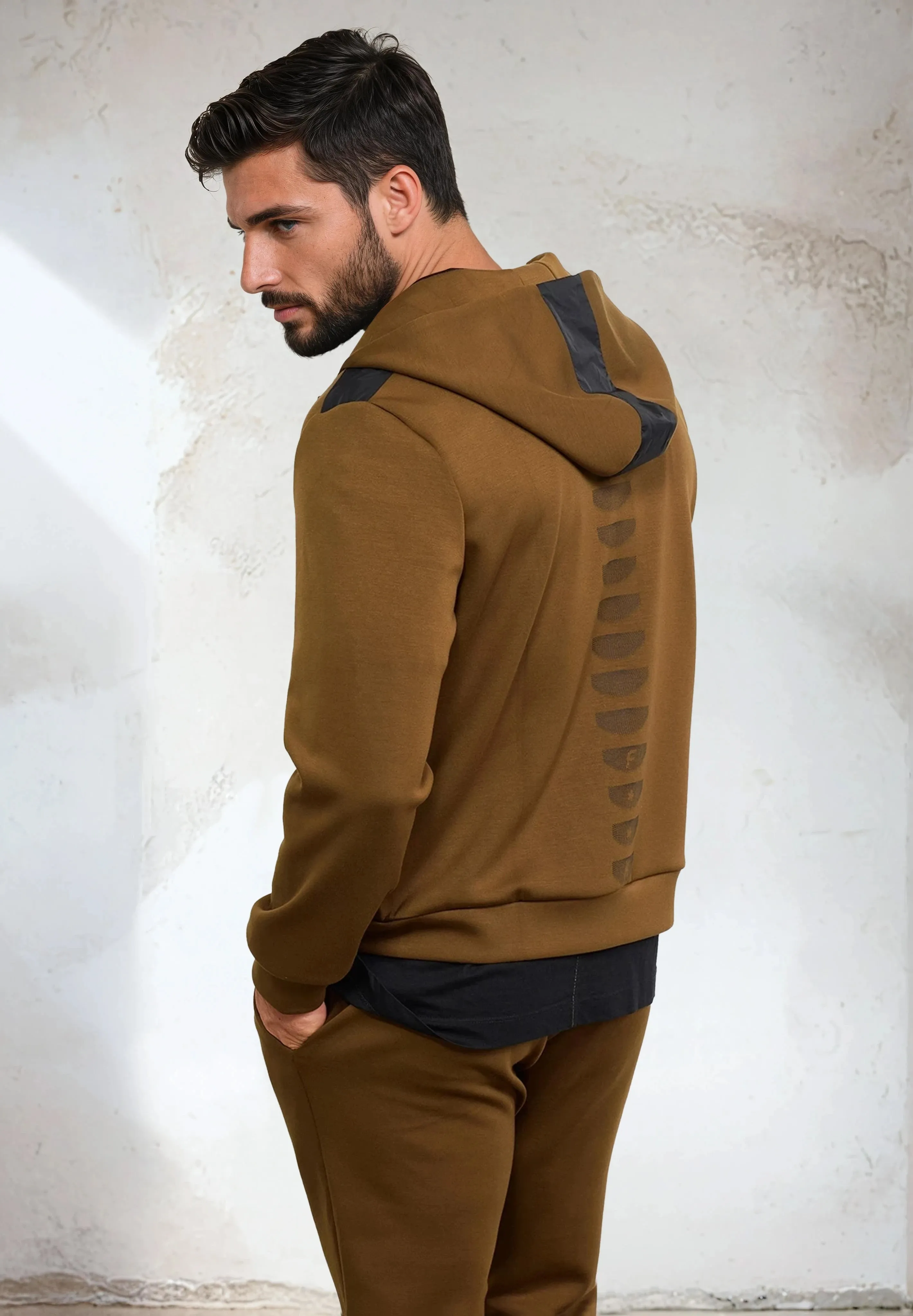 Men's full zip hooded sweatshirt F**K Smoke M3100-SM sold by F**K Official product image thumbnail 3