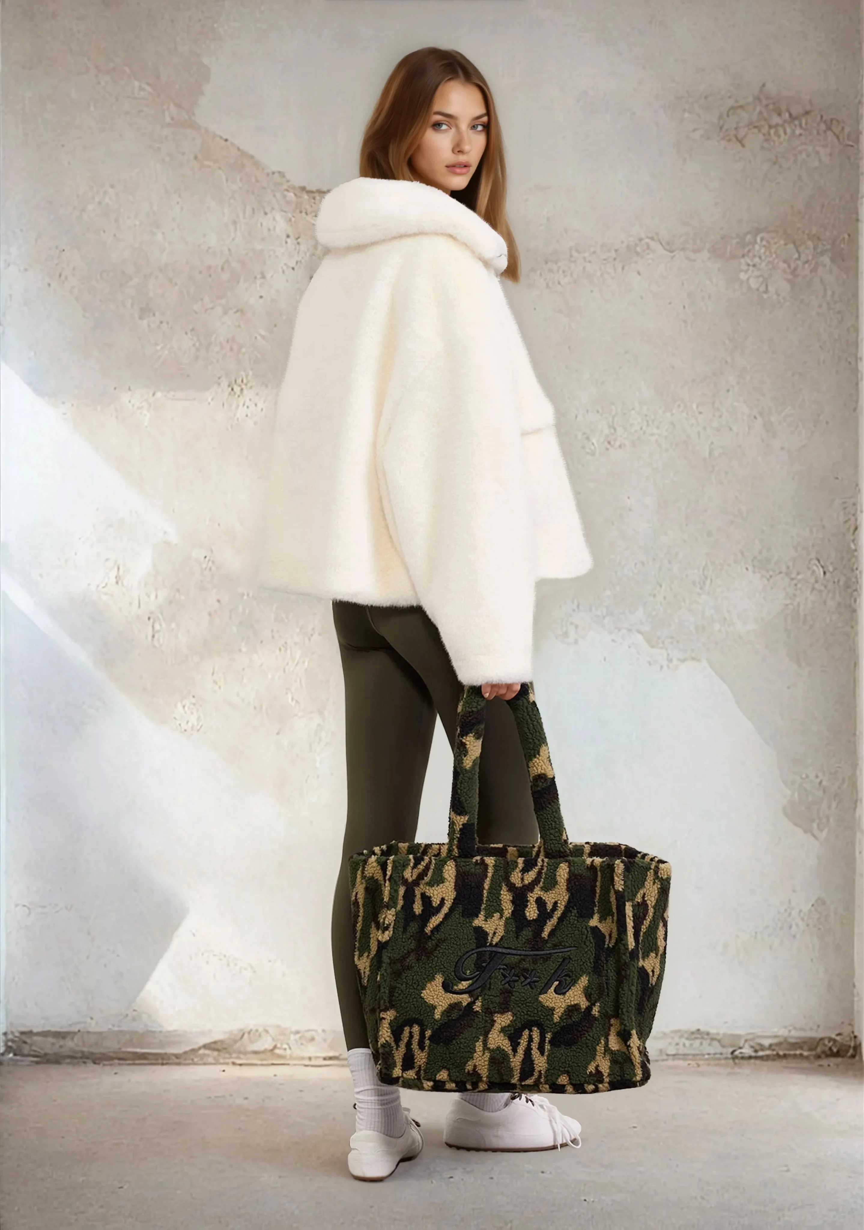 Eco Fur woman F**K White W0110-WH sold by F**K Official product image thumbnail 4