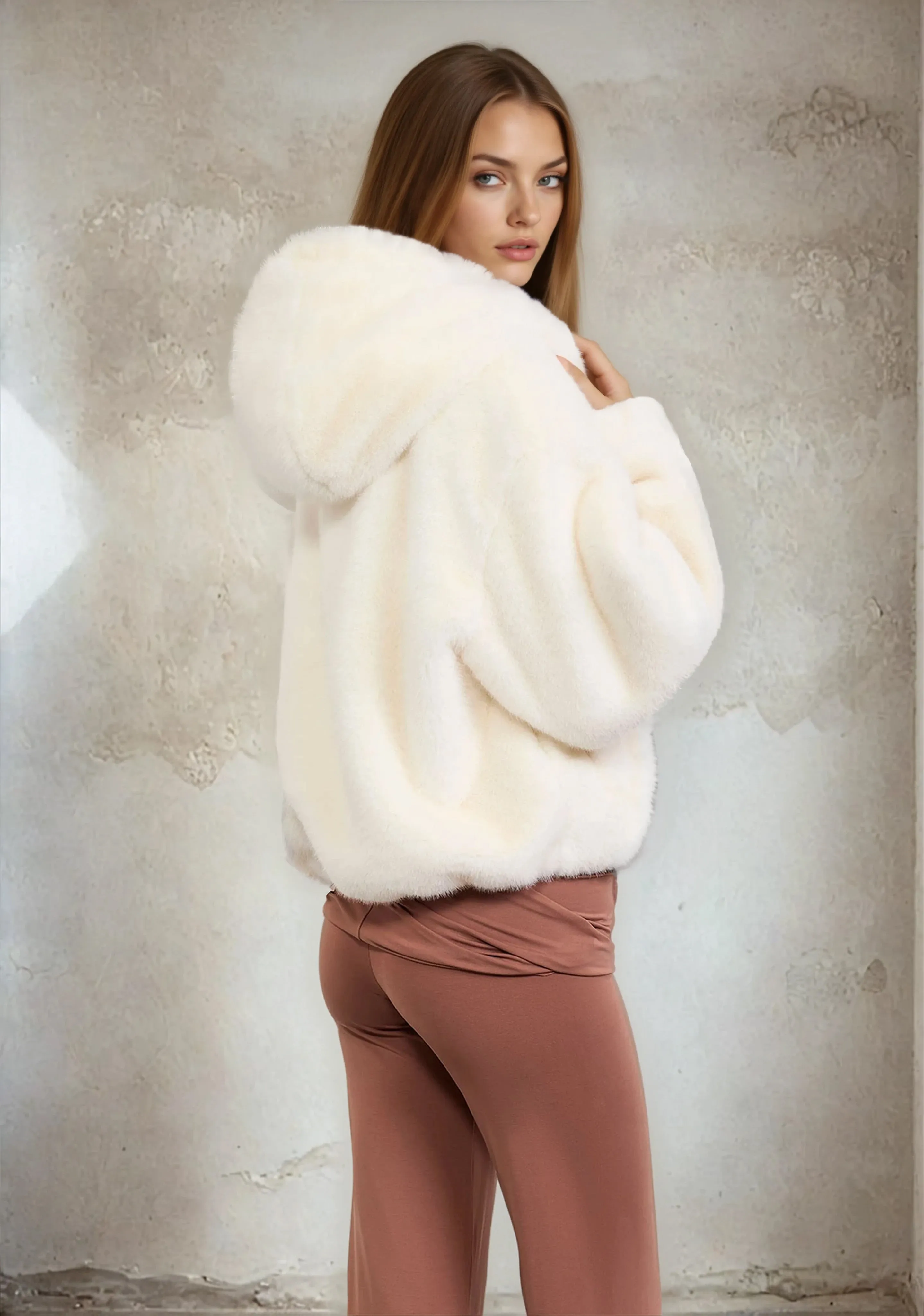 Eco Fur woman F**K White W0115-WH sold by F**K Official product image thumbnail 2