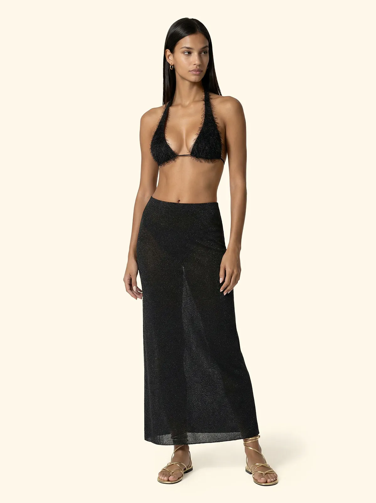 Women's Long Skirt F**K Black SW1148-BK sold by F**K Official