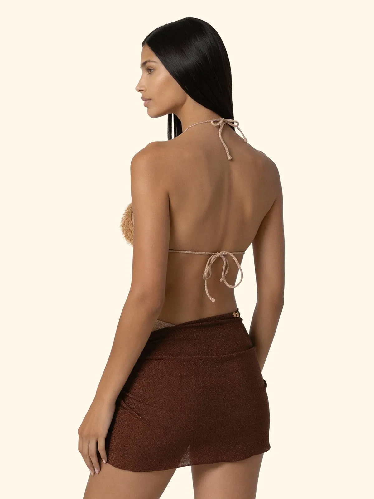 Pareo Short Woman F**K Brown SW1147-BN sold by F**K Official product image thumbnail 2