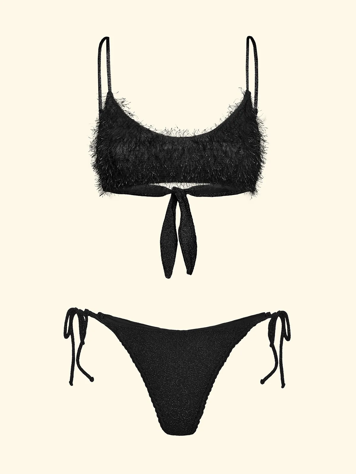 Women's Bikinis F**K Fixed top with Slip Adjustable Black SW1124-BK sold by F**K Official product image thumbnail 3