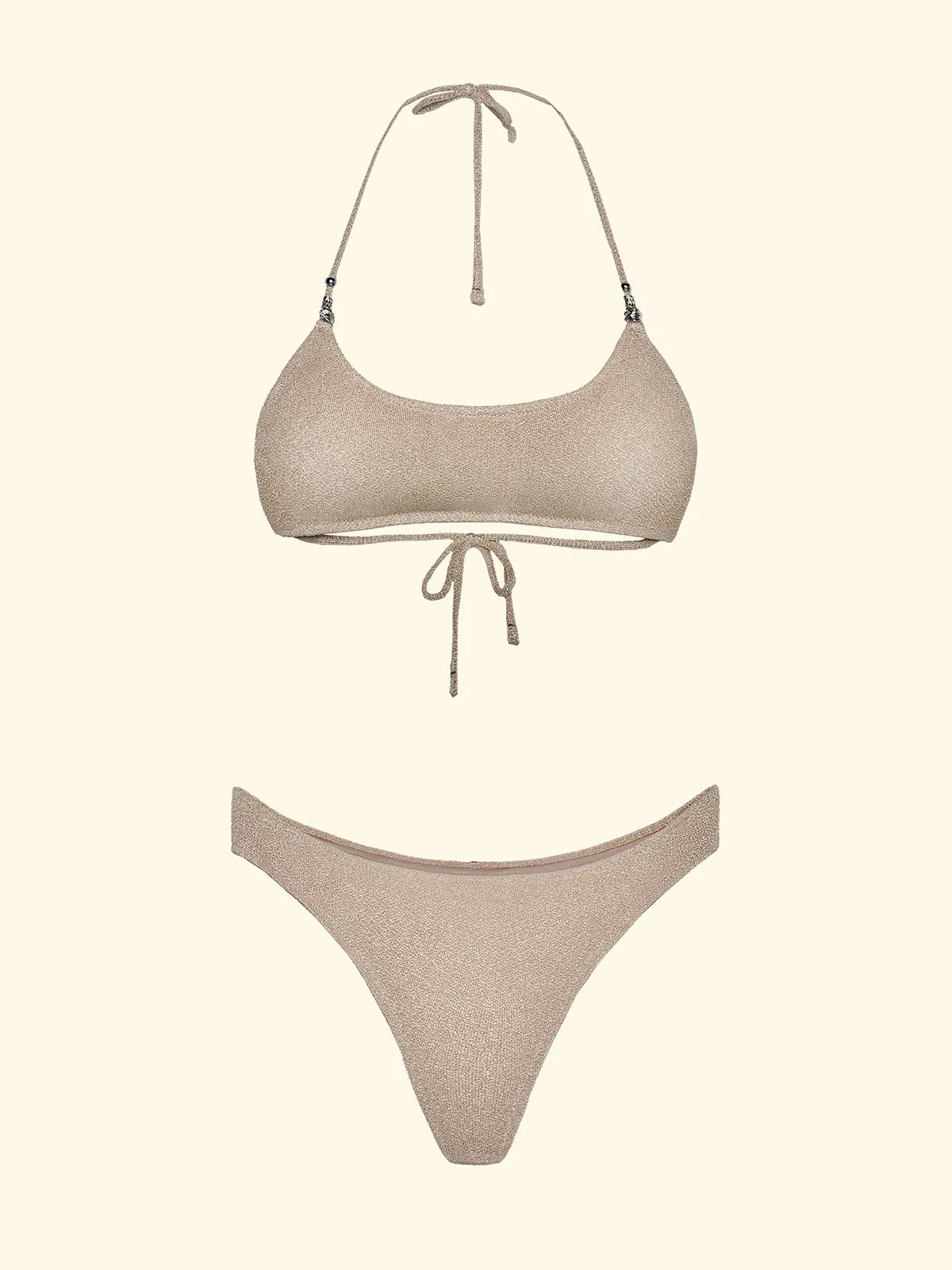 Women's Bikinis F**K Adjustable Top with Slip Gold Fixed Briefs SW1102-GD sold by F**K Official product image thumbnail 3