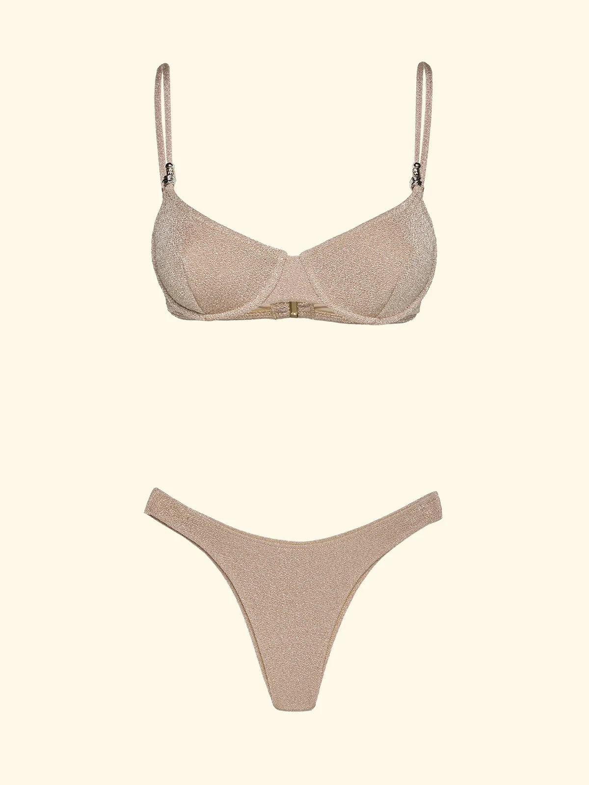 Women's Bikinis F**K Bra with Ferretto and Slip American Fixed Gold SW1101-GD sold by F**K Official product image thumbnail 3