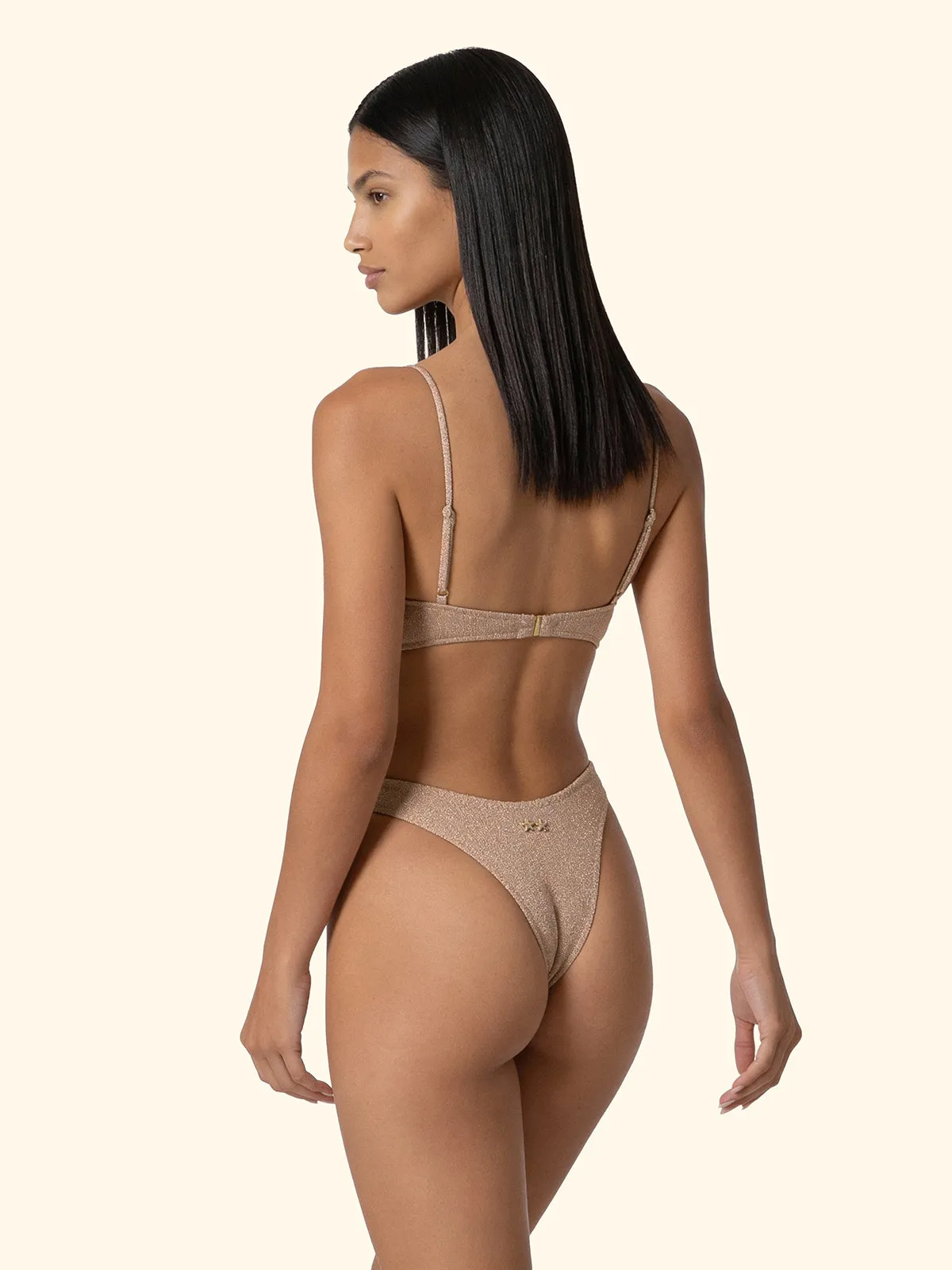 Women's Bikinis F**K Bra with Ferretto and Slip American Fixed Gold SW1101-GD sold by F**K Official product image thumbnail 2