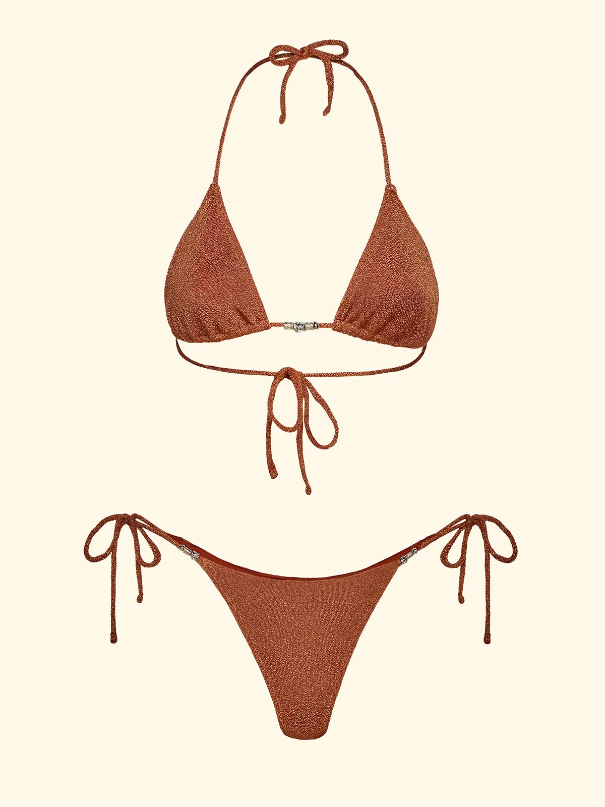 Women's Bikinis F**K Triangle with Slip Adjustable Orange SW1100-OR sold by F**K Official product image thumbnail 3