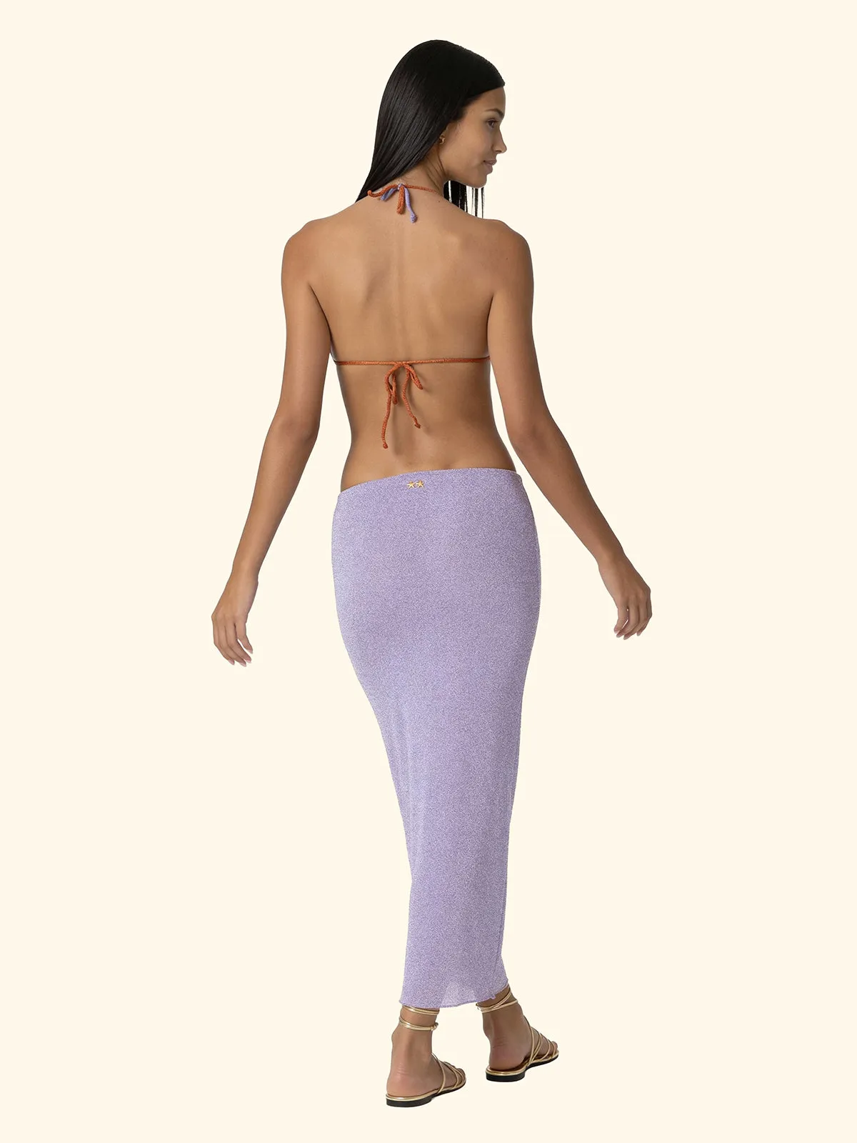 Women's Long Skirt F**K Lilac SW1148-LC sold by F**K Official product image thumbnail 2