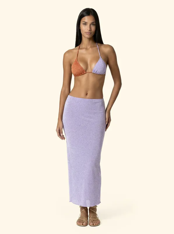 Women's Long Skirt F**K Lilac SW1148-LC made by F**K Official