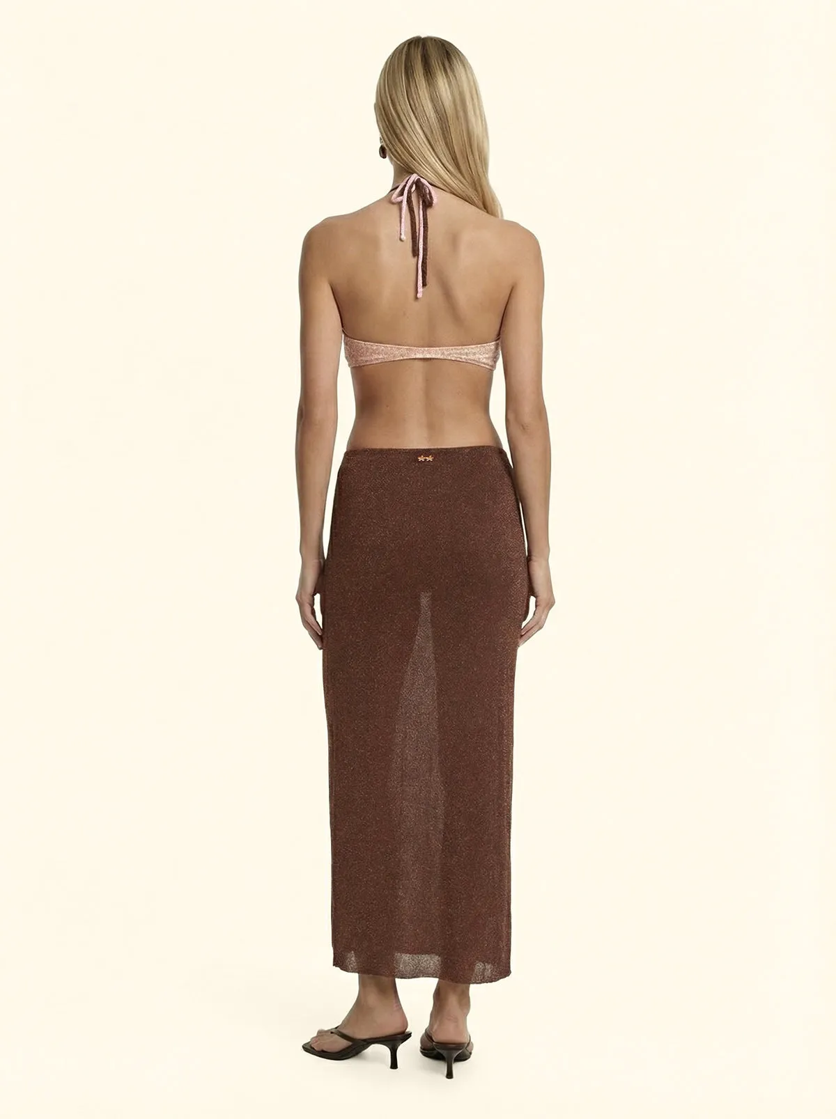 Women's Long Skirt F**K Brown SW1148-BN sold by F**K Official product image thumbnail 2