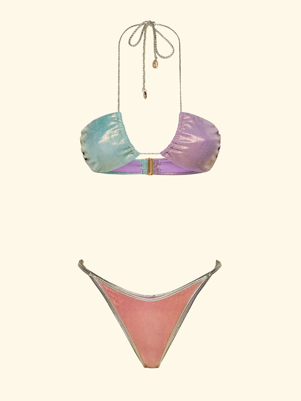 Women's Bikinis F**K Band with Slip Adjustable Multicolor SW0302-MC sold by F**K Official product image thumbnail 3