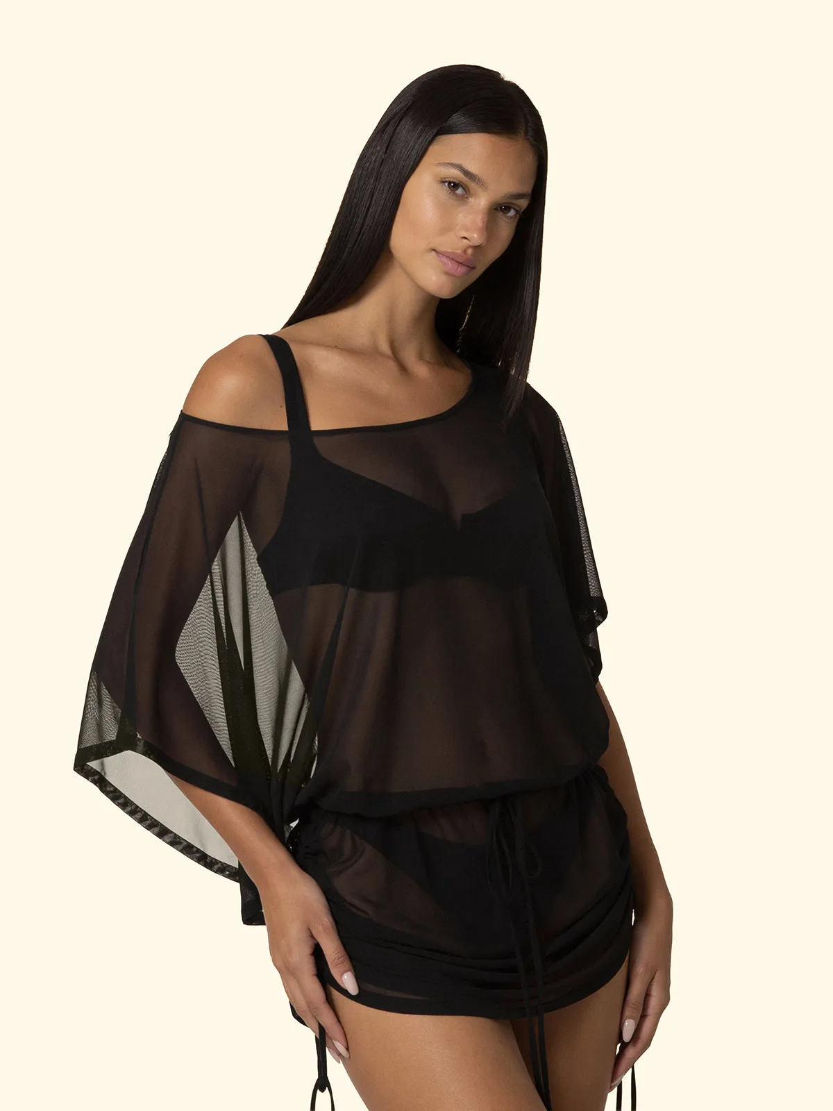 Short Women's Dress F**K Black SW1842-BK sold by F**K Official product image thumbnail 2