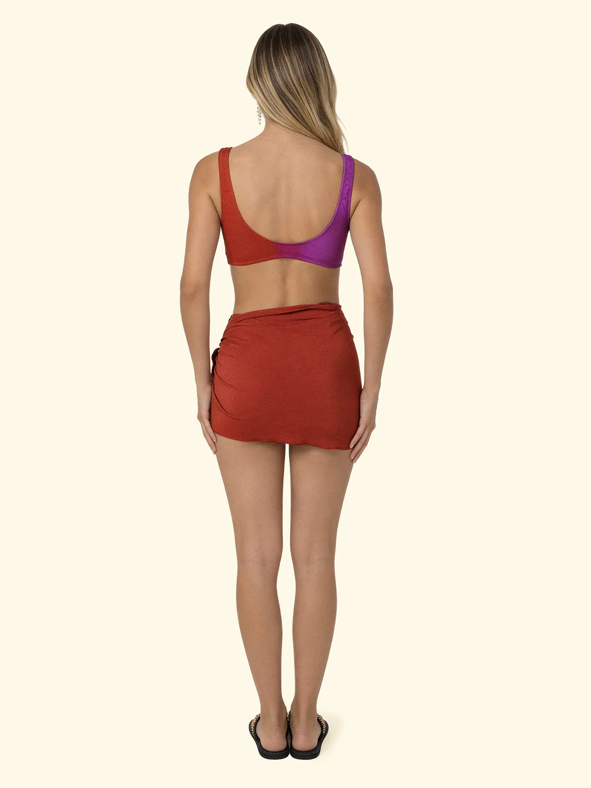 Pareo Short Woman F**K Rust SW1840-RU sold by F**K Official product image thumbnail 3