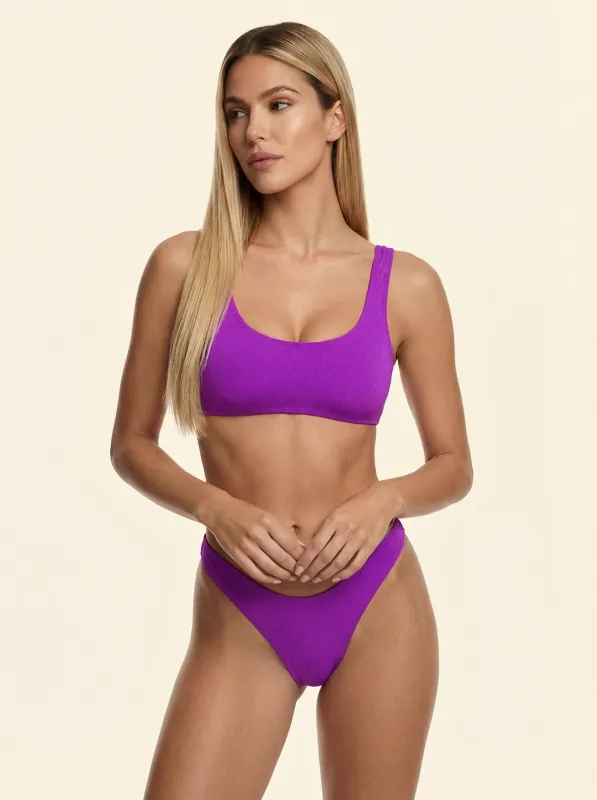 Women's Bikinis F**K Top with Slip American Fixed Purple SW1807-PR sold by F**K Official