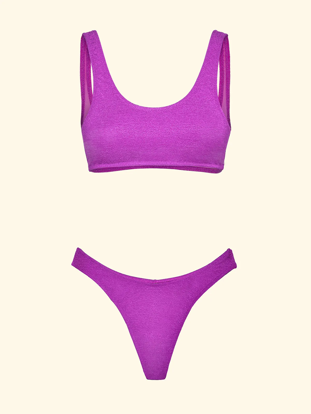 Women's Bikinis F**K Top with Slip American Fixed Purple SW1807-PR sold by F**K Official product image thumbnail 3