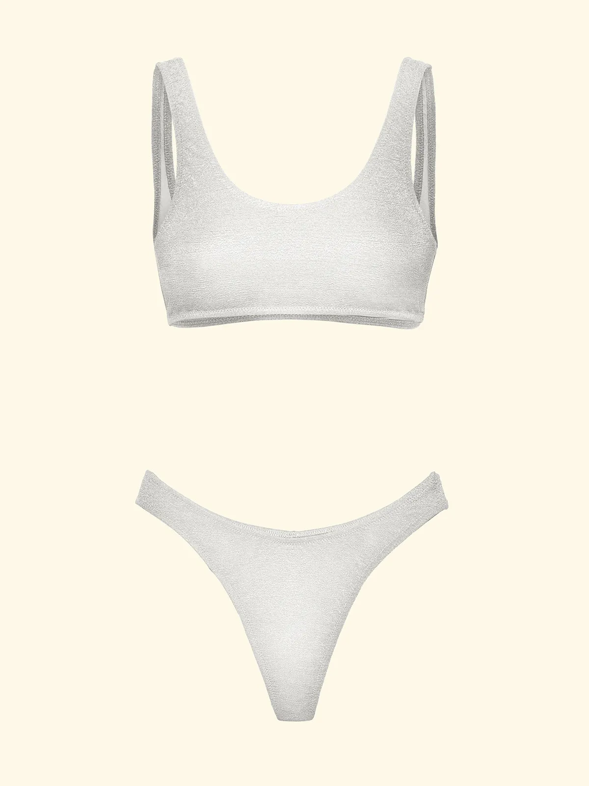 Women's Bikinis F**K Top with Slip American Fixed White SW1807-WH sold by F**K Official product image thumbnail 3