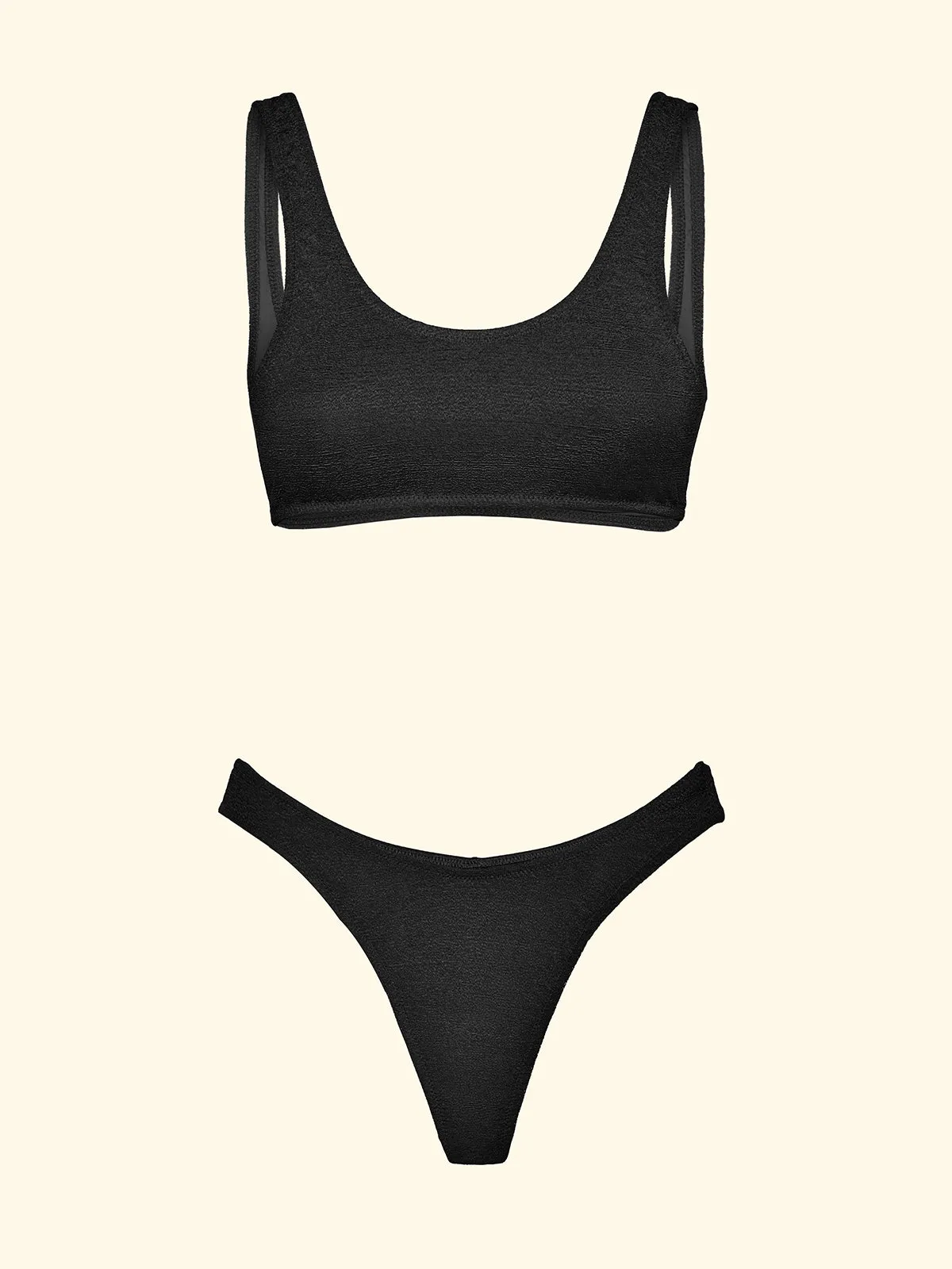 Women's Bikinis F**K Top with Slip American Fixed Black SW1807-BK sold by F**K Official product image thumbnail 3