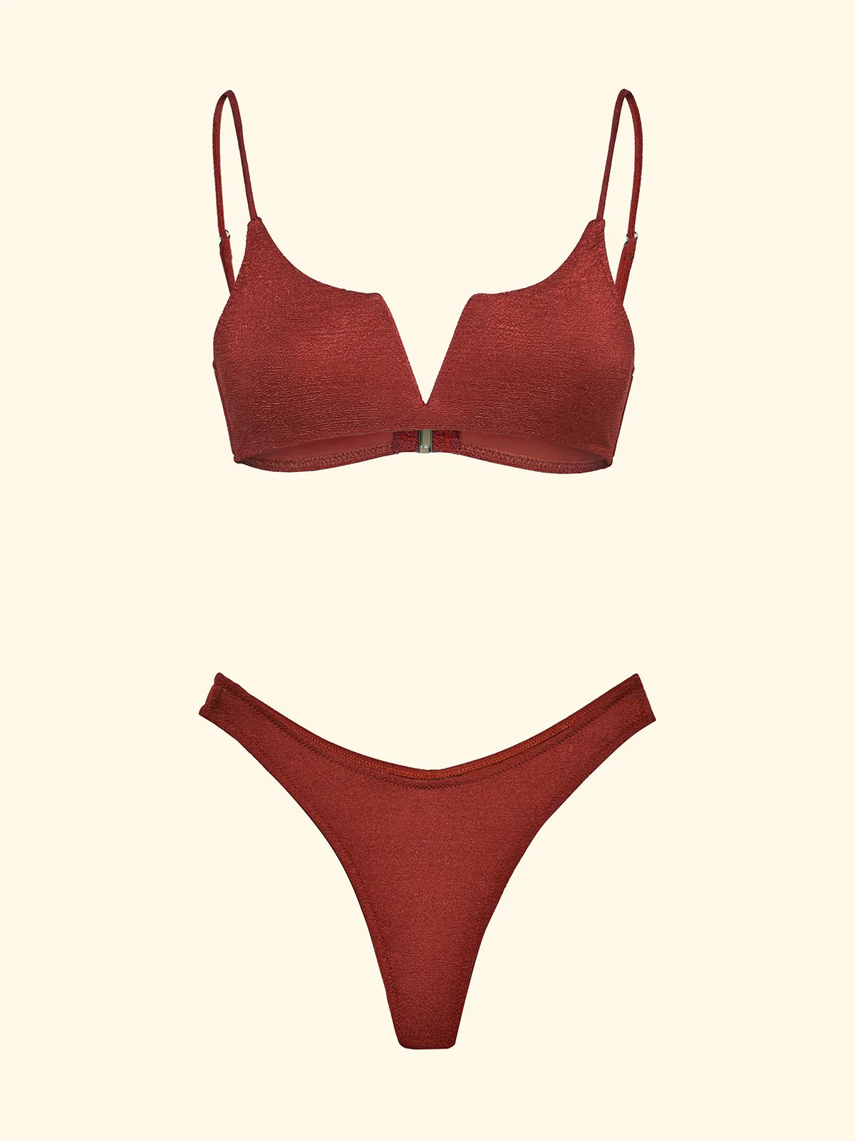 Women's Bikinis F**K Fixed top with underwire and Slip American Fixed Rust SW1805-RU sold by F**K Official product image thumbnail 3