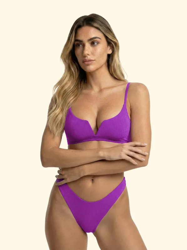 Women's Bikinis F**K Fixed top with underwire and Slip American Fixed Purple SW1805-PR sold by F**K Official