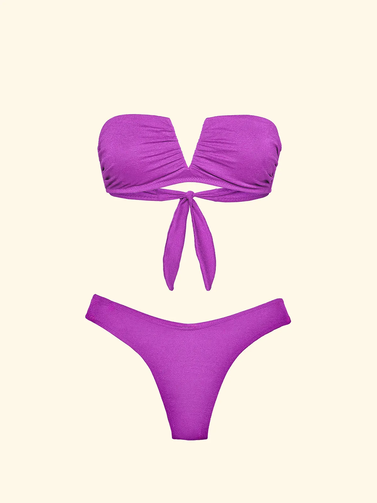 Women's Bikinis F**K V-band with underwire and Slip American Fixed Purple SW1802-PR sold by F**K Official product image thumbnail 3