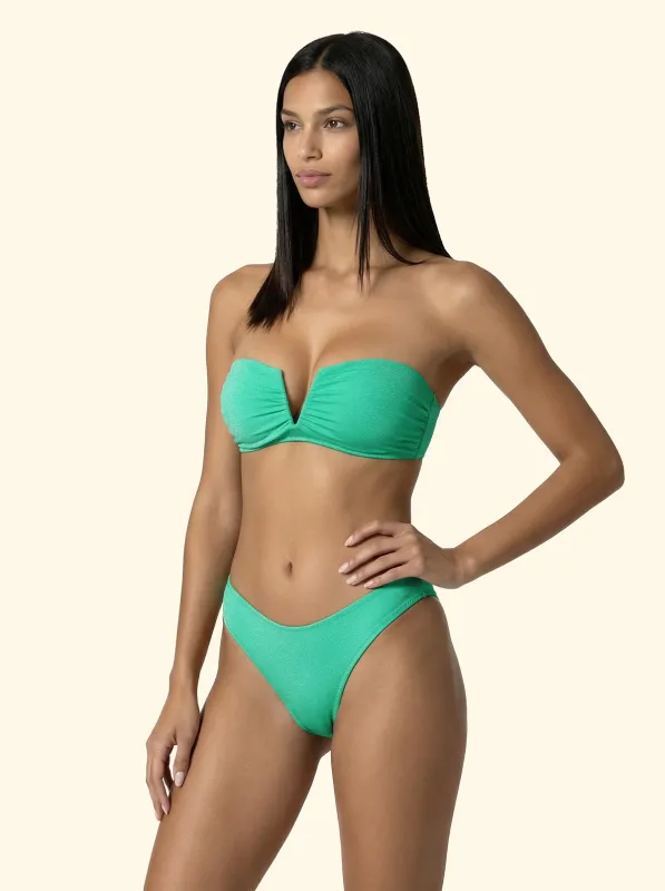 Women's Bikinis F**K V-band with underwire and Slip American Fixed Water Green SW1802-AQ sold by F**K Official