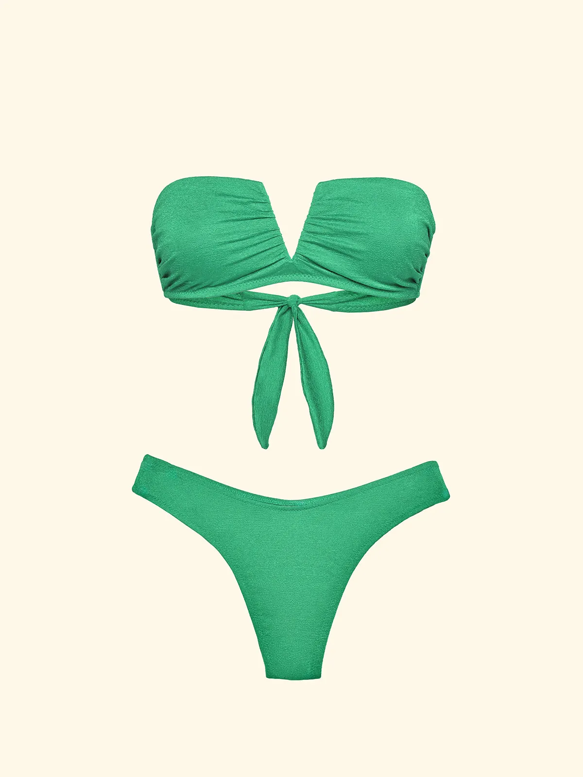 Women's Bikinis F**K V-band with underwire and Slip American Fixed Water Green SW1802-AQ sold by F**K Official product image thumbnail 3