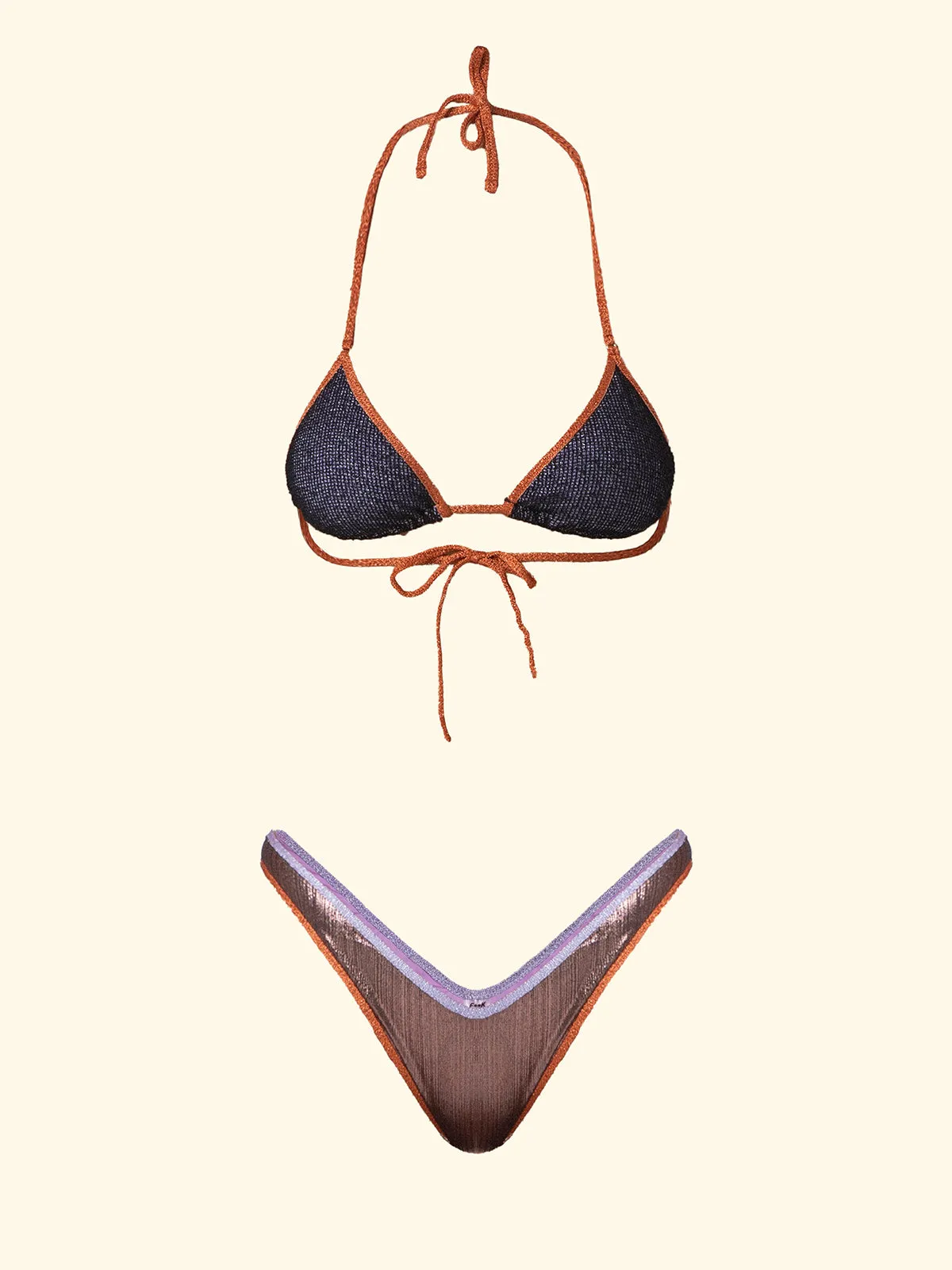 Women's Bikinis F**K Triangle with Slip American Fixed Multicolor SW0631-MC sold by F**K Official product image thumbnail 3